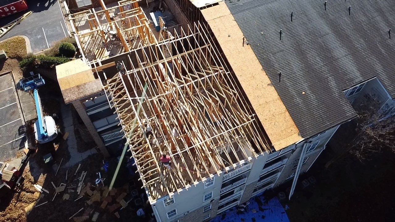Current restoration project by RJ's Reliable Construction