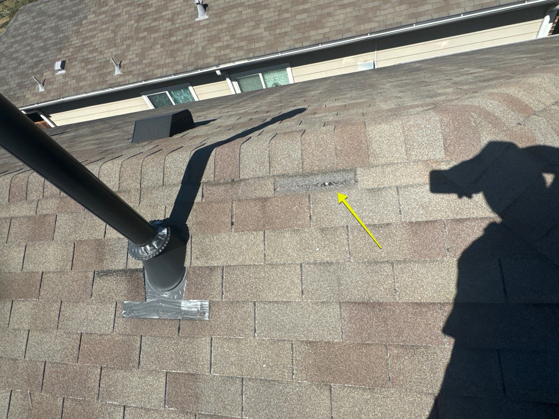 Hail Damage using Owen's Corning Duration (Lifetime) Shingles by Roof Repair Company