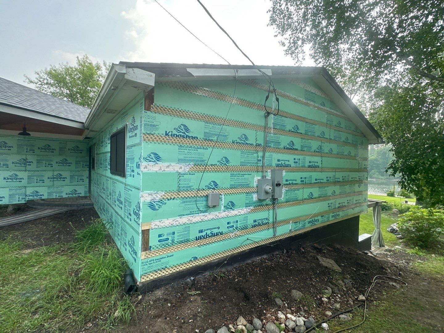 Siding Replacement using Alside Gray Oak by 180 Contractors