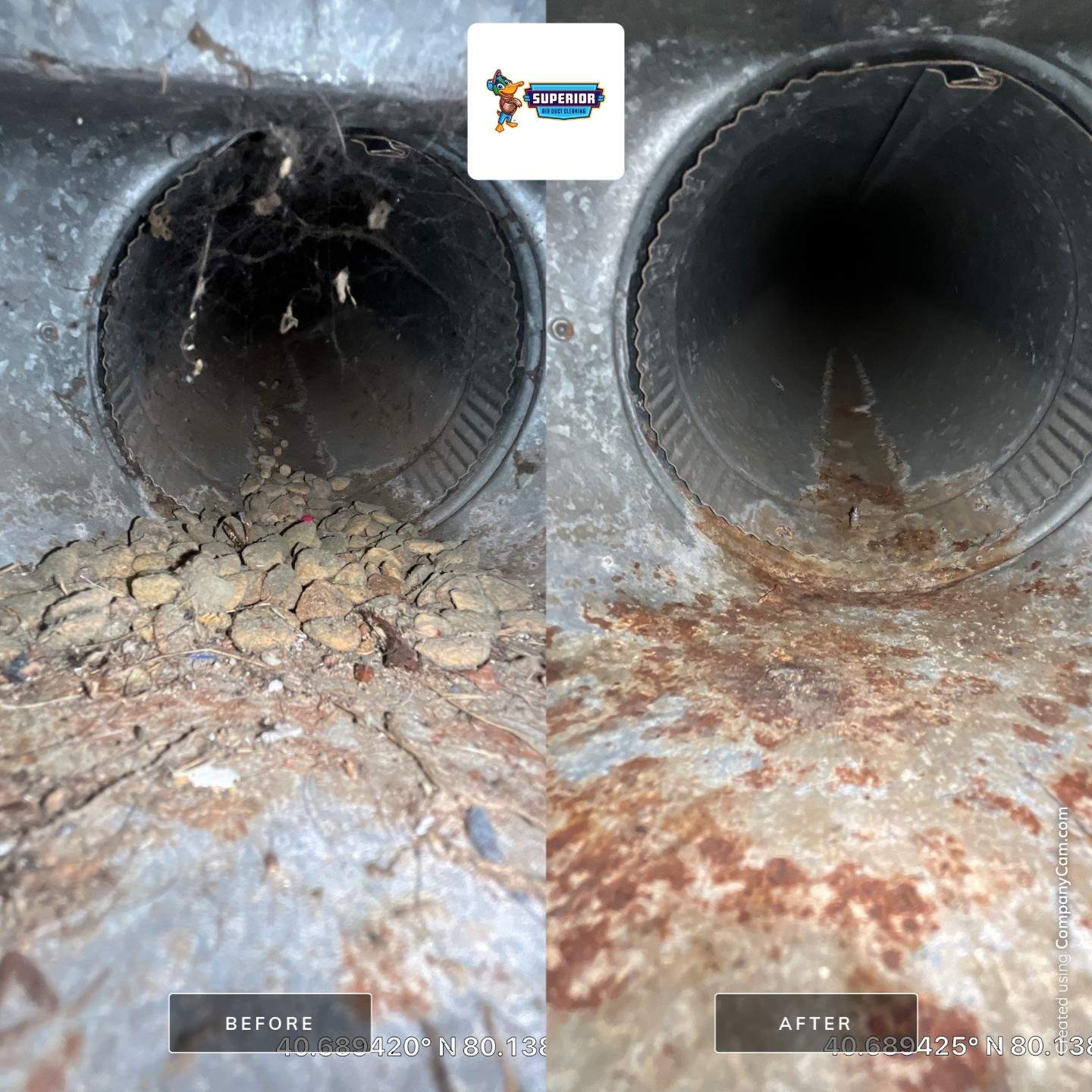 Air Duct Cleaning With a Vacuum Truck in Cranberry Township, PA by Superior Air Duct Cleaning