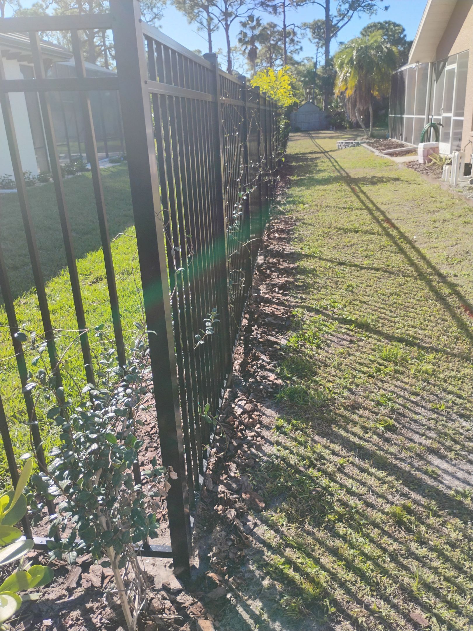 6' Commercial Aluminum Fence in Englewood by True Fence LLC