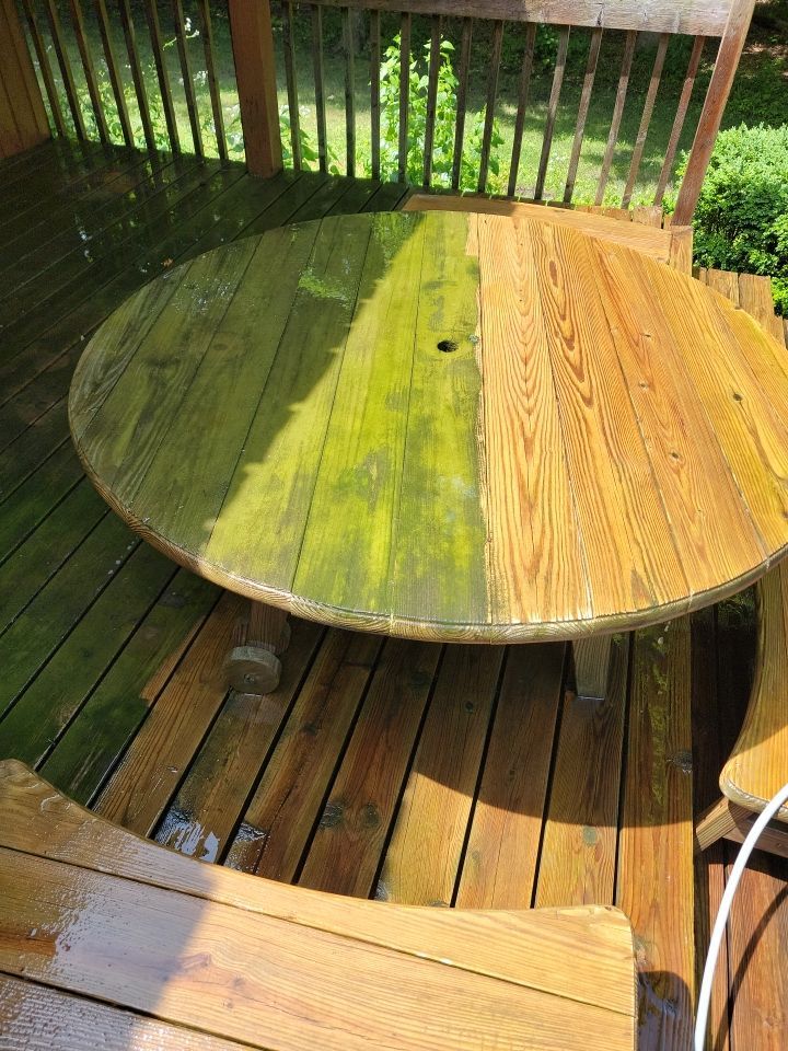 Deck, Patio, and Tennis Court Cleaning by Northern Power Washing LLC.