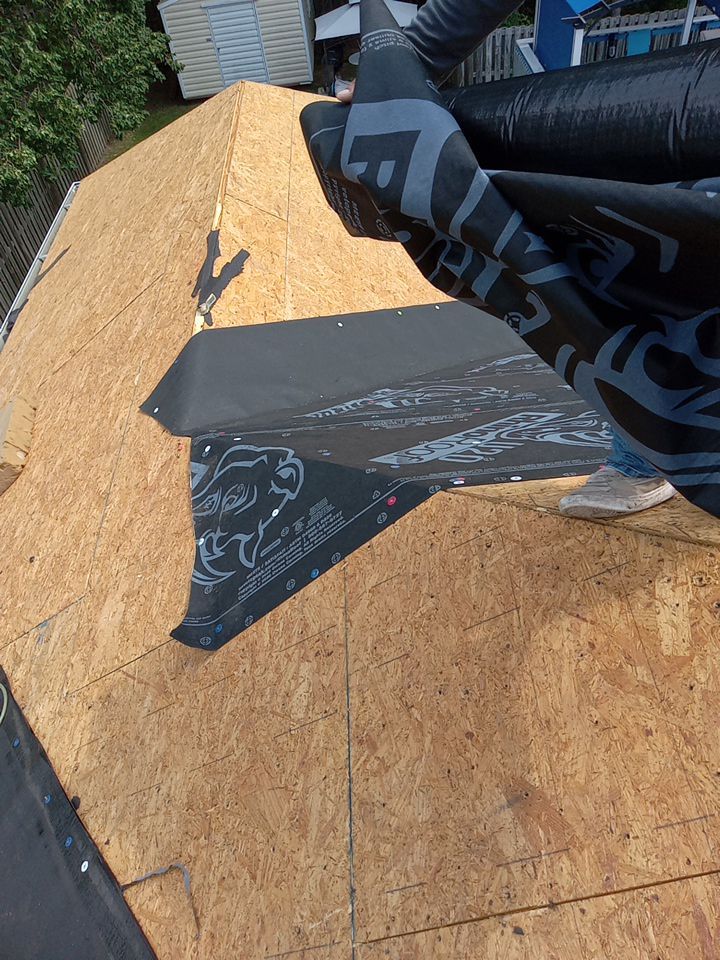 Residential Roofing Installation using Atlas Pinnacle Impact+ by Talya Roofing