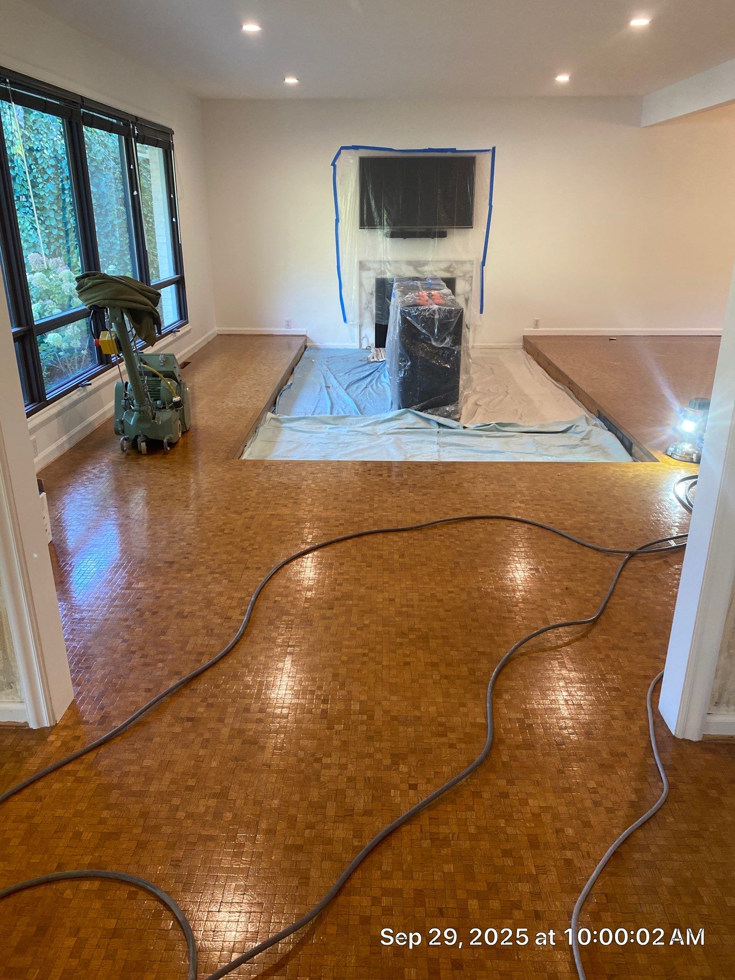 UNIQUE MID CENTURY MODERN Square Wood Tile Floor by RTBaldwin Hardwood Floors