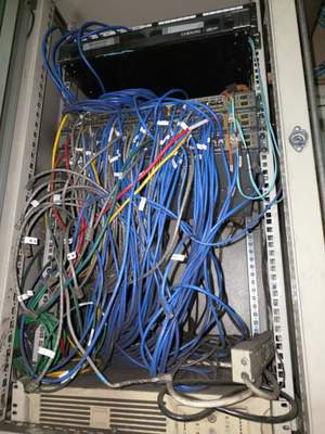 Structured cabling installation by CimaSolutions