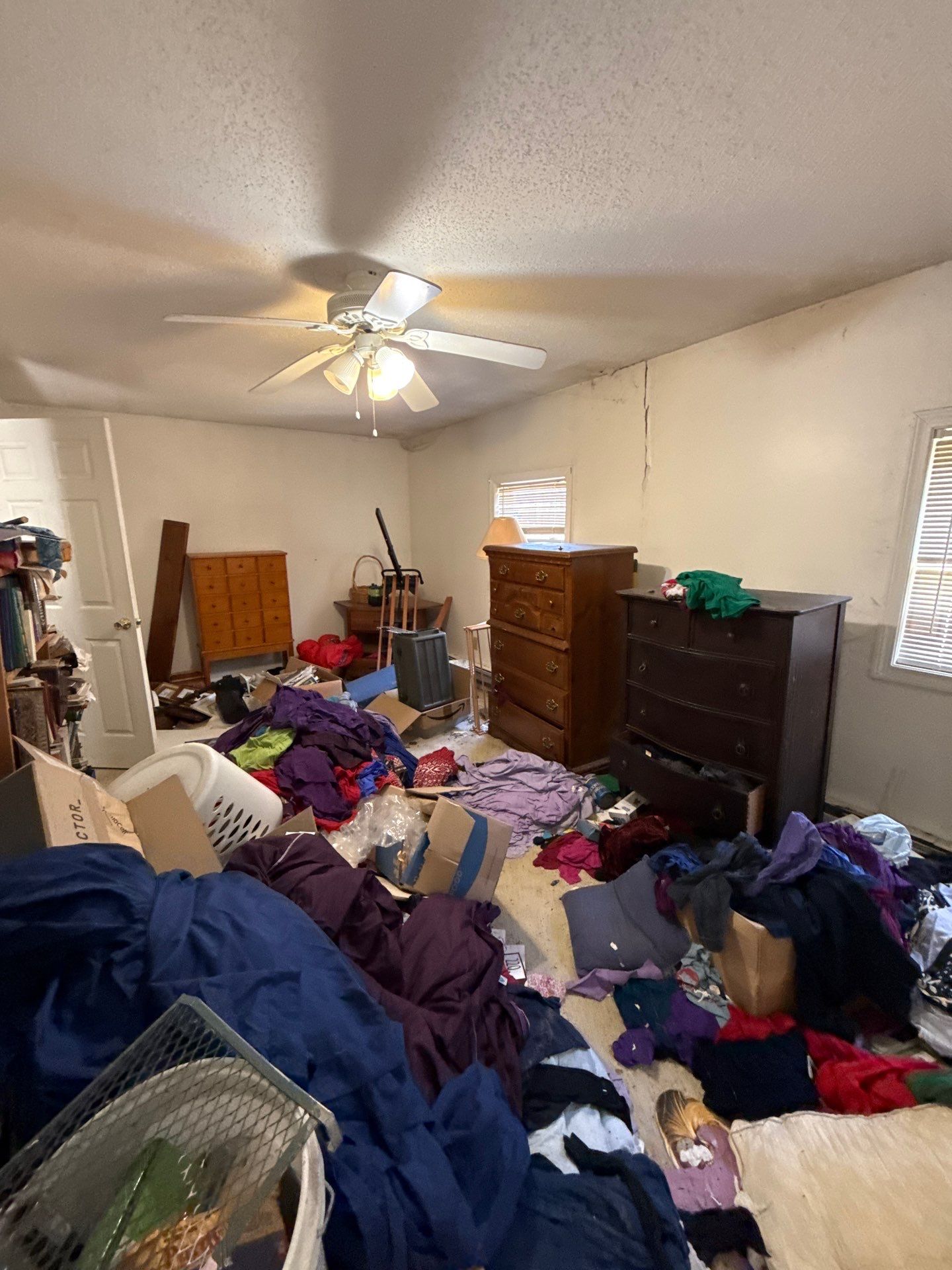 Property Cleanout in Progress at a Residential Home in Coventry, CT by Diamond Image LLC