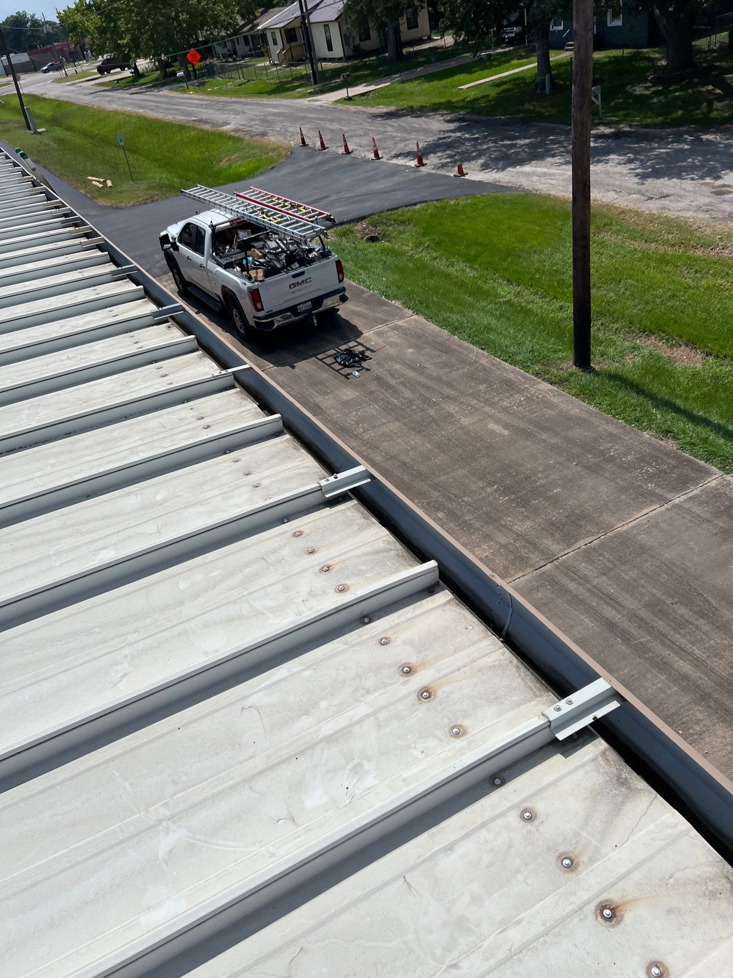 Commercial Roofing Repair using Metal by Roof Repair Company