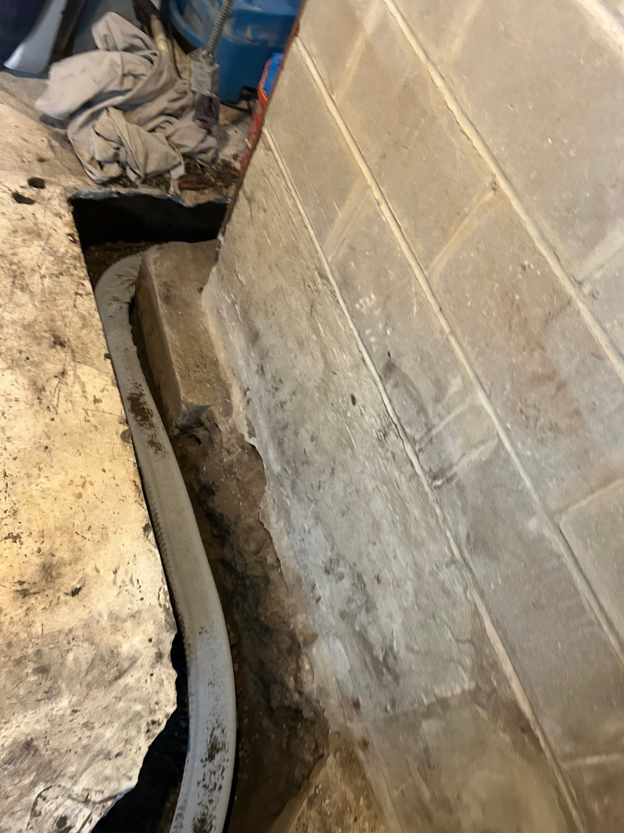 Drain tile for a General Contractor Partner by Waterproofing Northeast