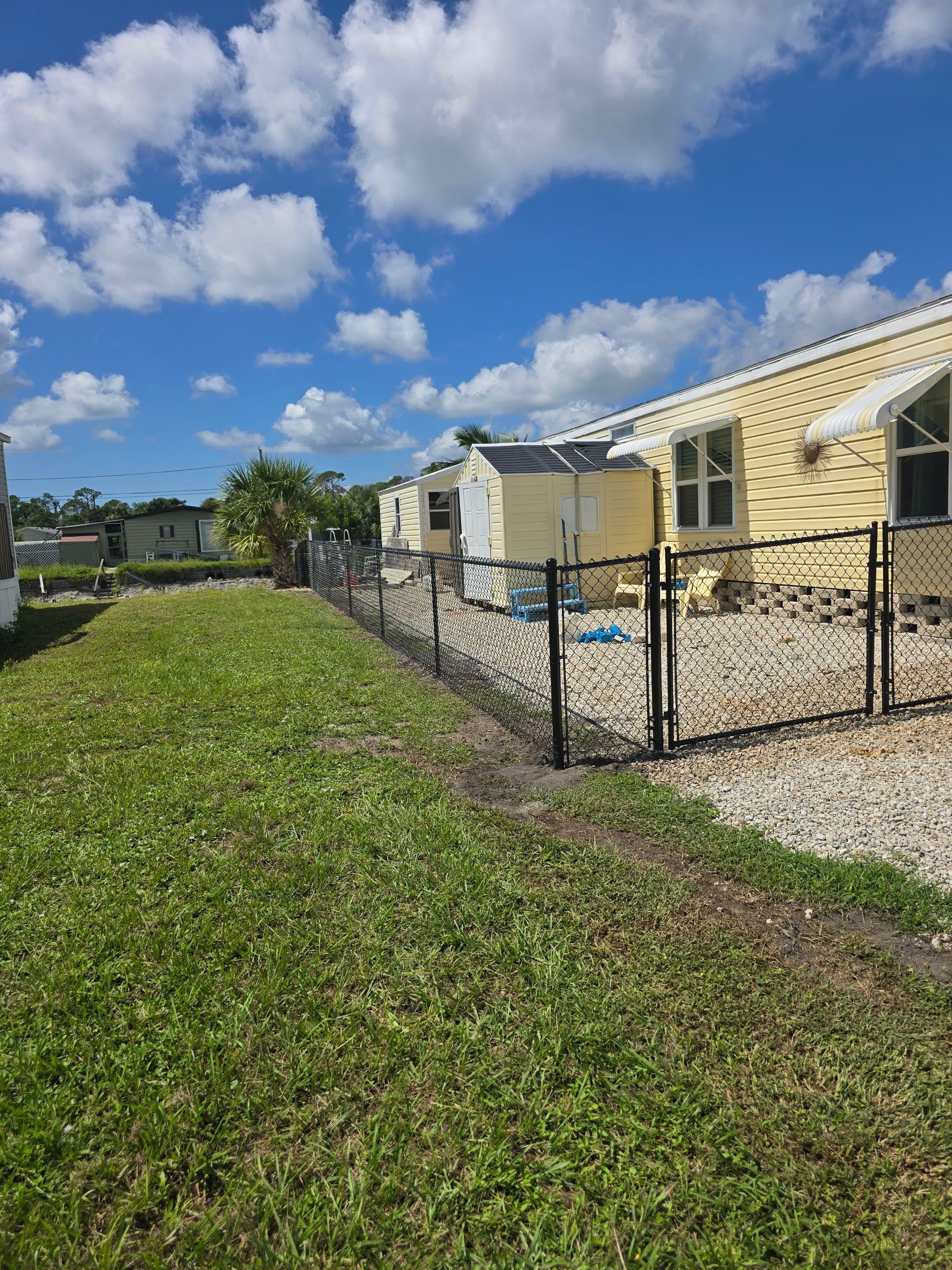Englewood Waterfront Property Chain Link and Vinyl Fence Installation by True Fence LLC