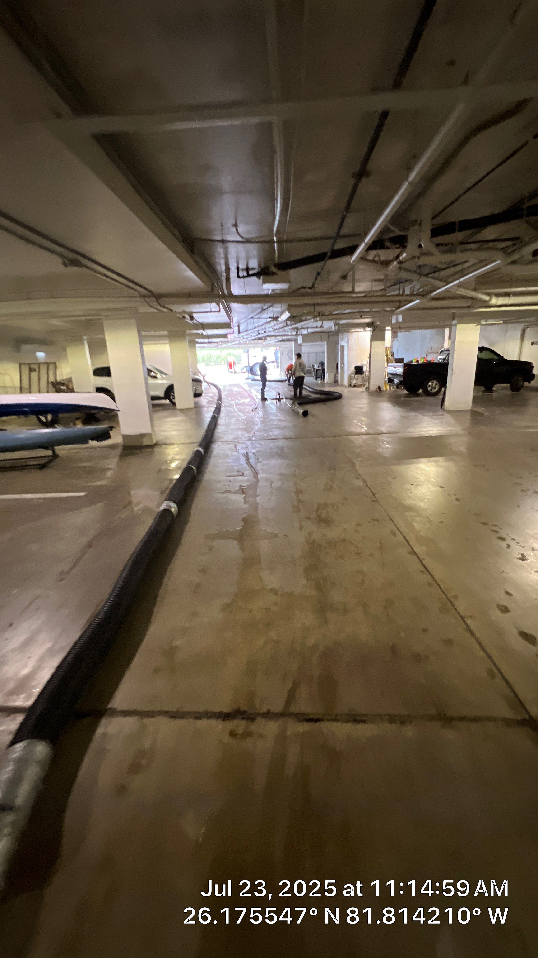 Naples Condo Complex Stormwater System Maintenance and Hurricane Cleanup by APS Power & Water
