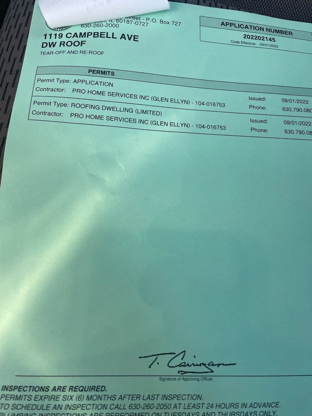 Siding Installation using Alside Charter Oak Siding  by Pro Home Services Inc