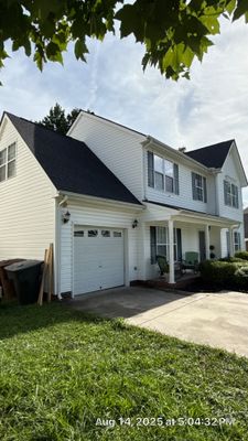 Roof, siding and gutter replacement by hail damage