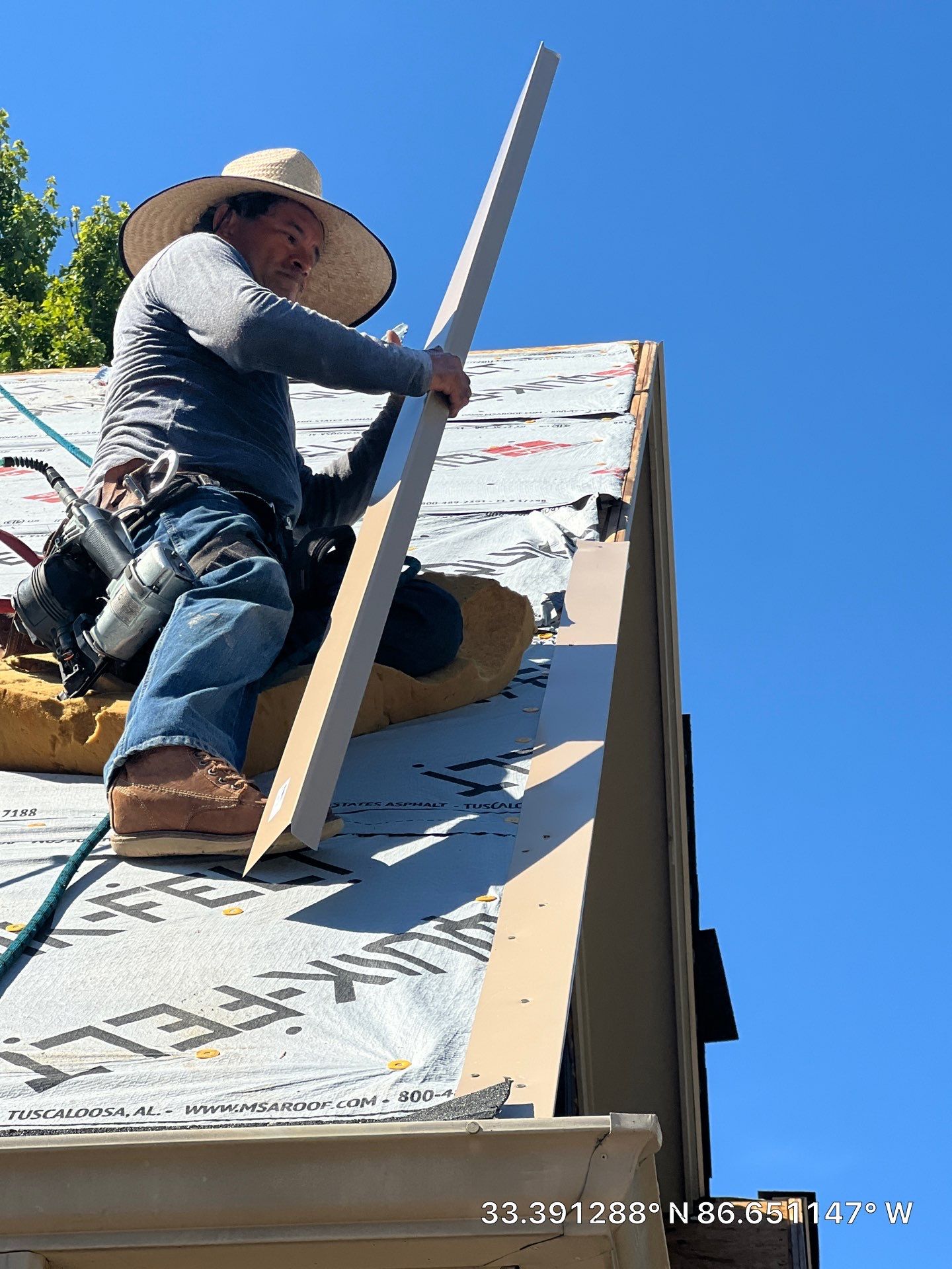 Shingle/Gutter Replacement in Hoover (Weatherwood) by The Roofing Dudes