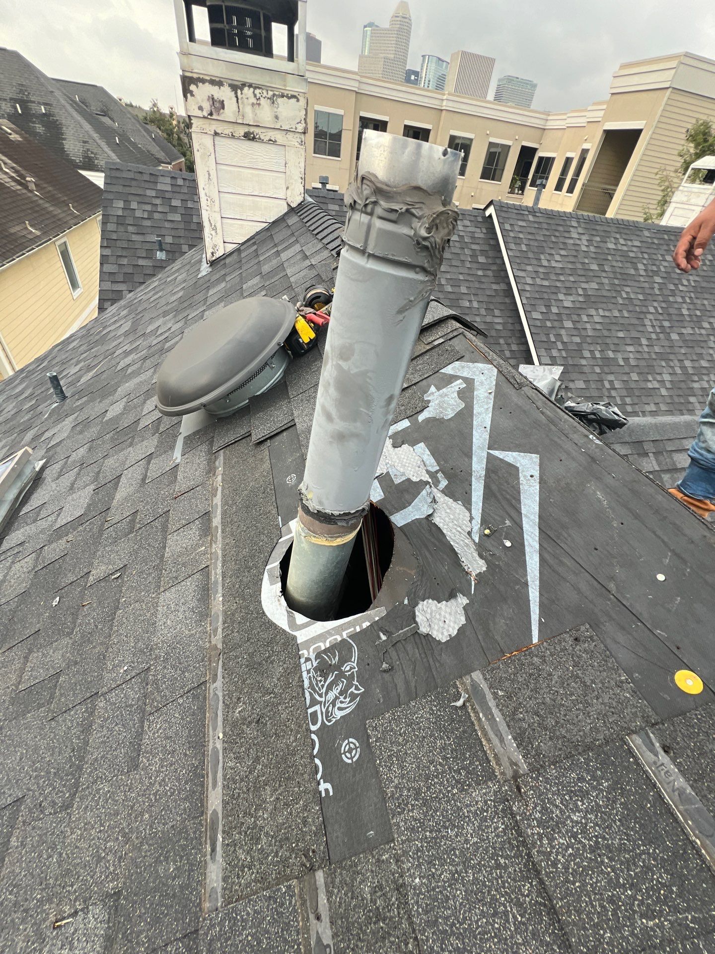Residential Roofing Repair using Owen's Corning Duration (Lifetime) Shingles by Roof Repair Company