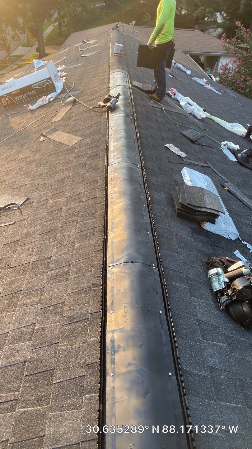 Residential Roofing Installation using Roof Replacement by American Roofing & Construction LLC