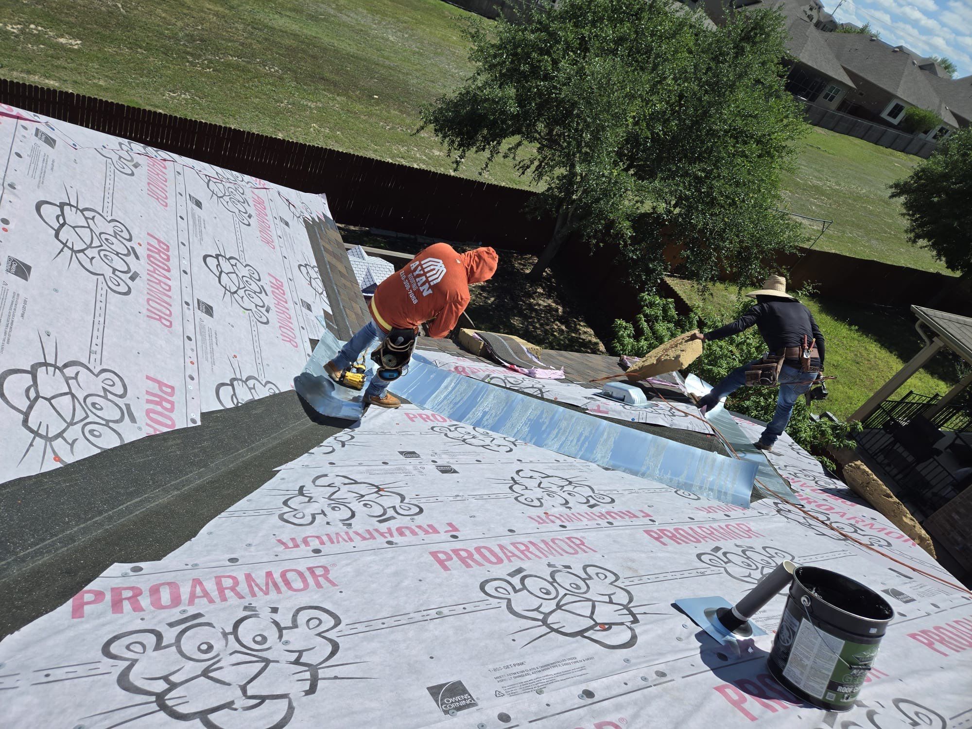 Teak Roof Replacement & Gutter Installation | San Antonio, TX by Ayan Roofing