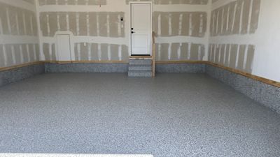 Phil B. new floor with Coyote flake