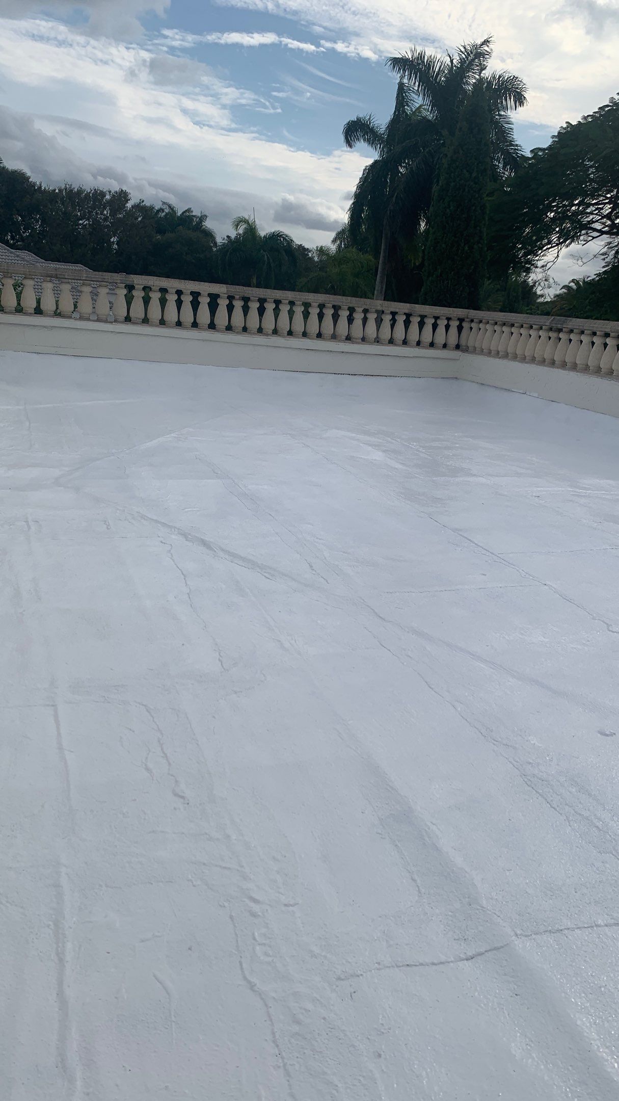 Residential Roofing Installation using Polybrite 90.1 silicone coating by BLUES BROTHERS ROOFING