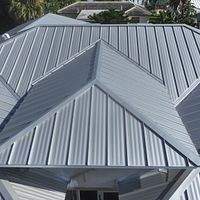 .032 Aluminum 1.5" Mechanical Seam Mill Finish  by Total Roofing System The Metal Roof Experts