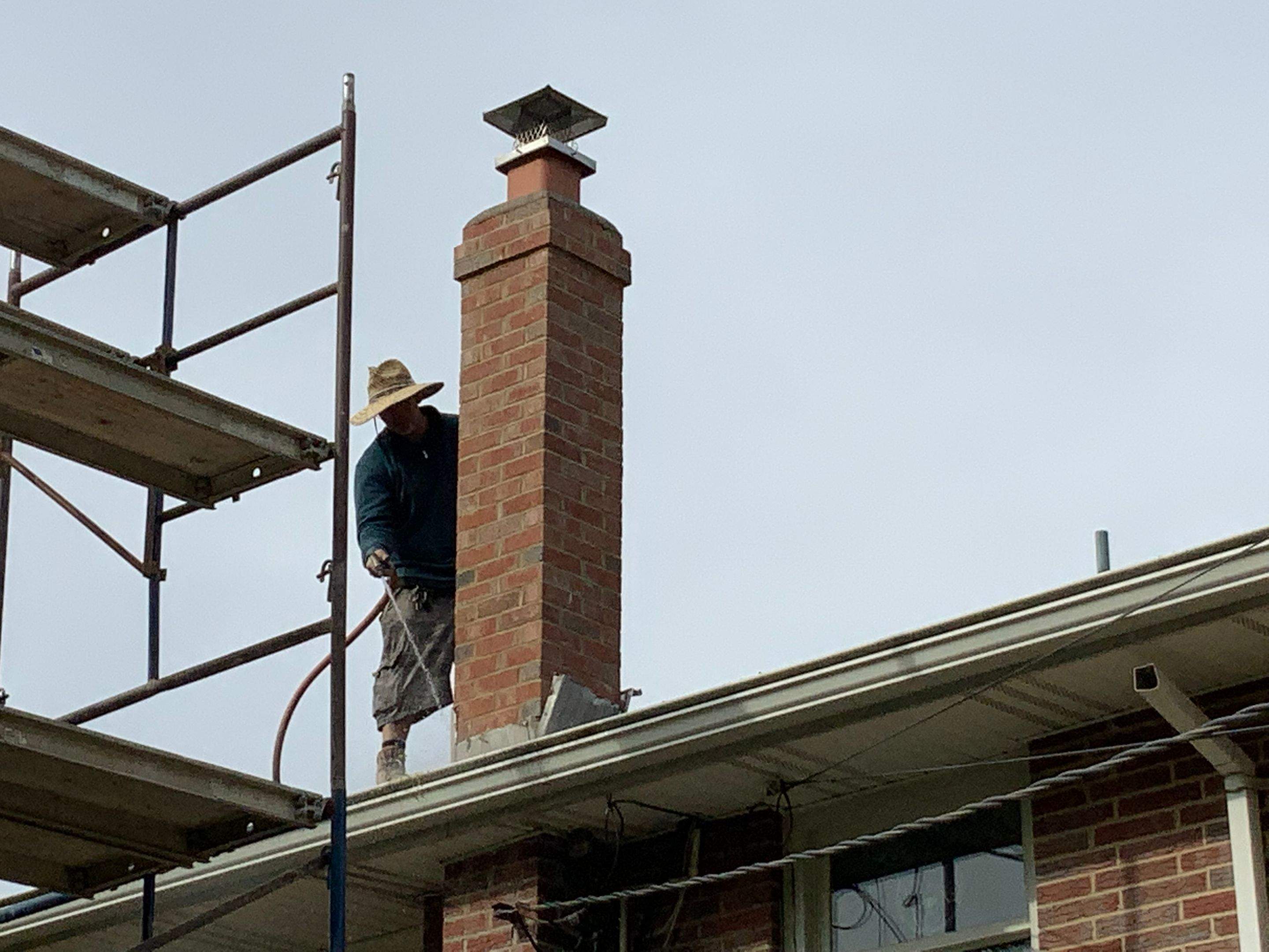 Residential Roofing Installation using Landmark Shingles Color Weatherwood by Alpha Design Services