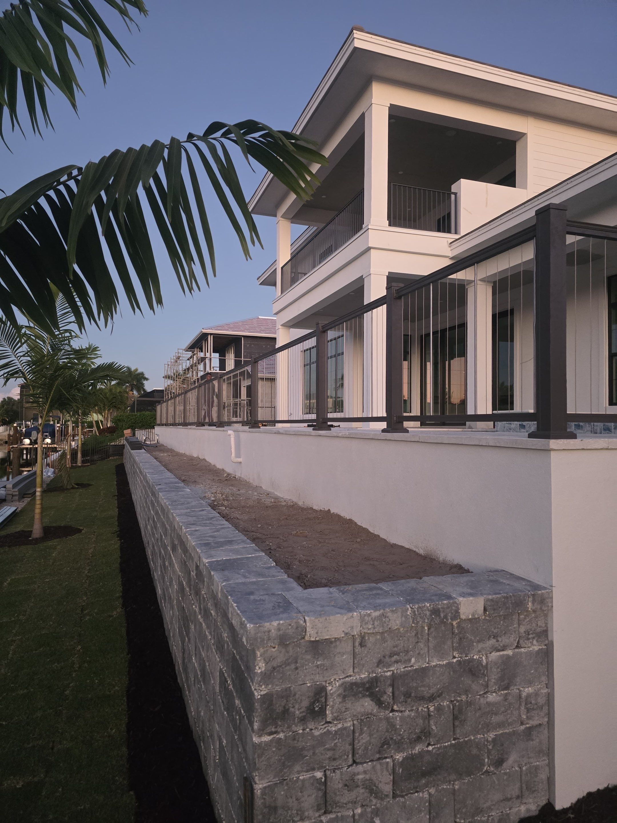 Bronze Aluminum Fence and Cable Railing in Marco Island by True Fence LLC