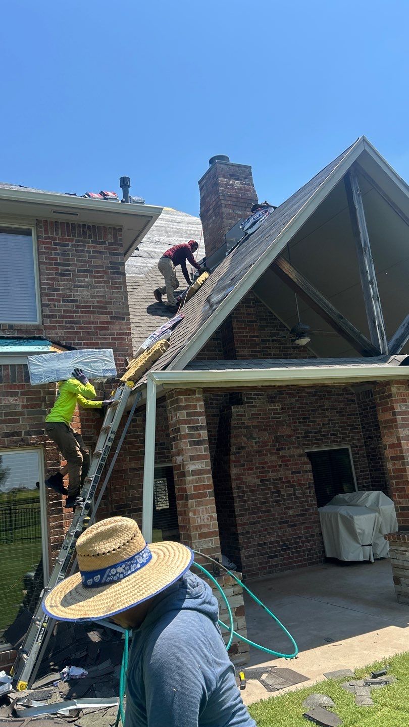 roof replacement, gutter replacement, exterior painting  by McCann's Roofing and Construction