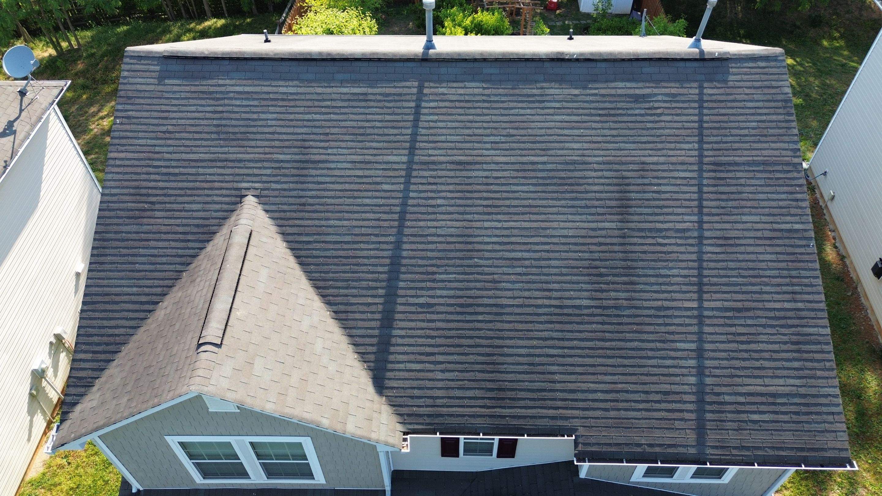Roof replacement and interior repair by hail and wind damage by Just Brilliant Restoration JBR