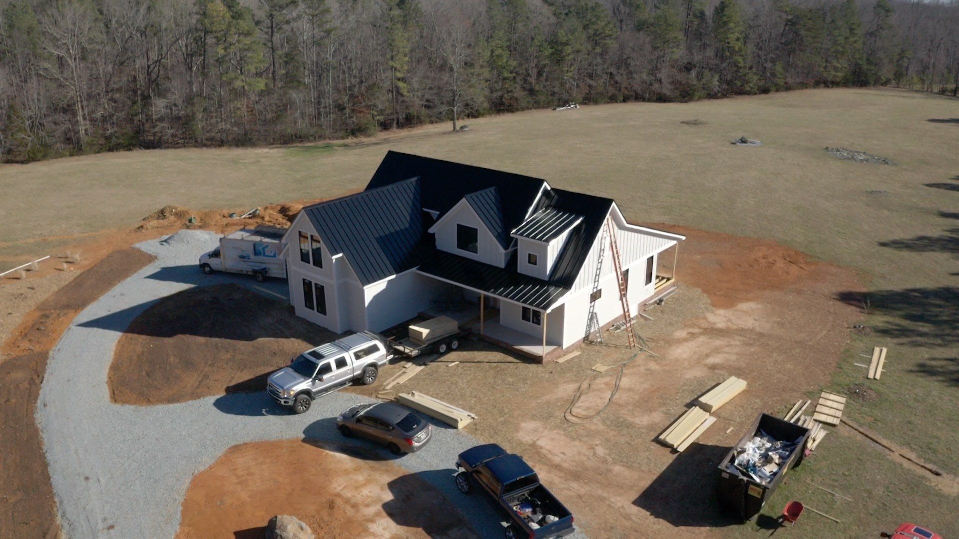 Custom Home Metal Roof Installation by Just In Time Roofing and Restoration