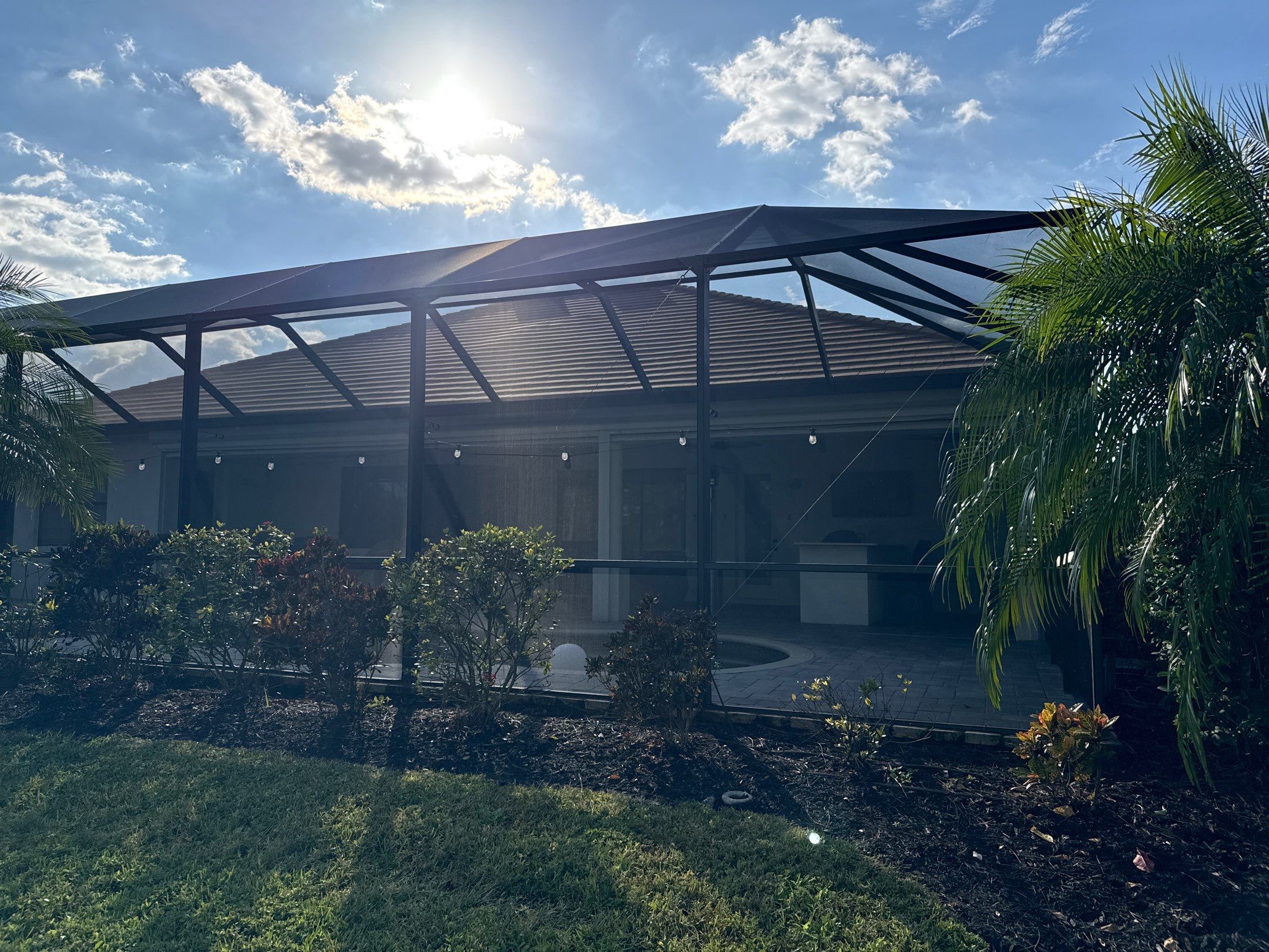 Flat Tile Roof, Paver Pool Deck & Driveway Cleaning | Cove at Twin Rivers, Parrish FL by Sunshine AquaWash