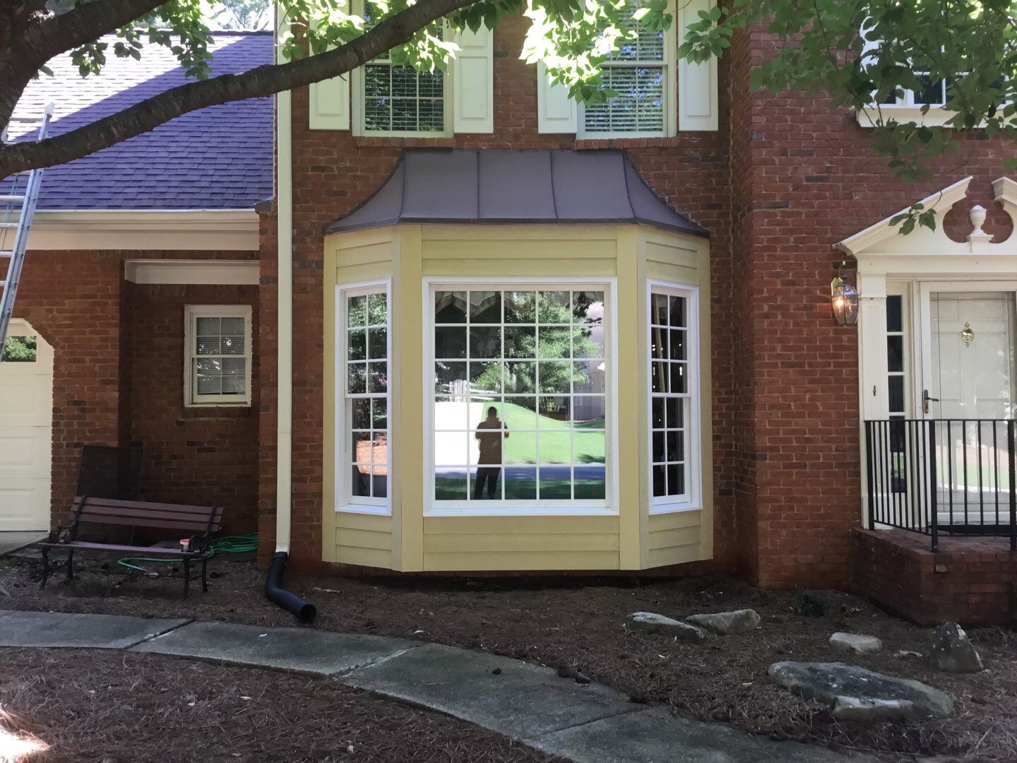 Exterior Painting and Bay Window Upgrades in Alpharetta by Swift Home Renovations