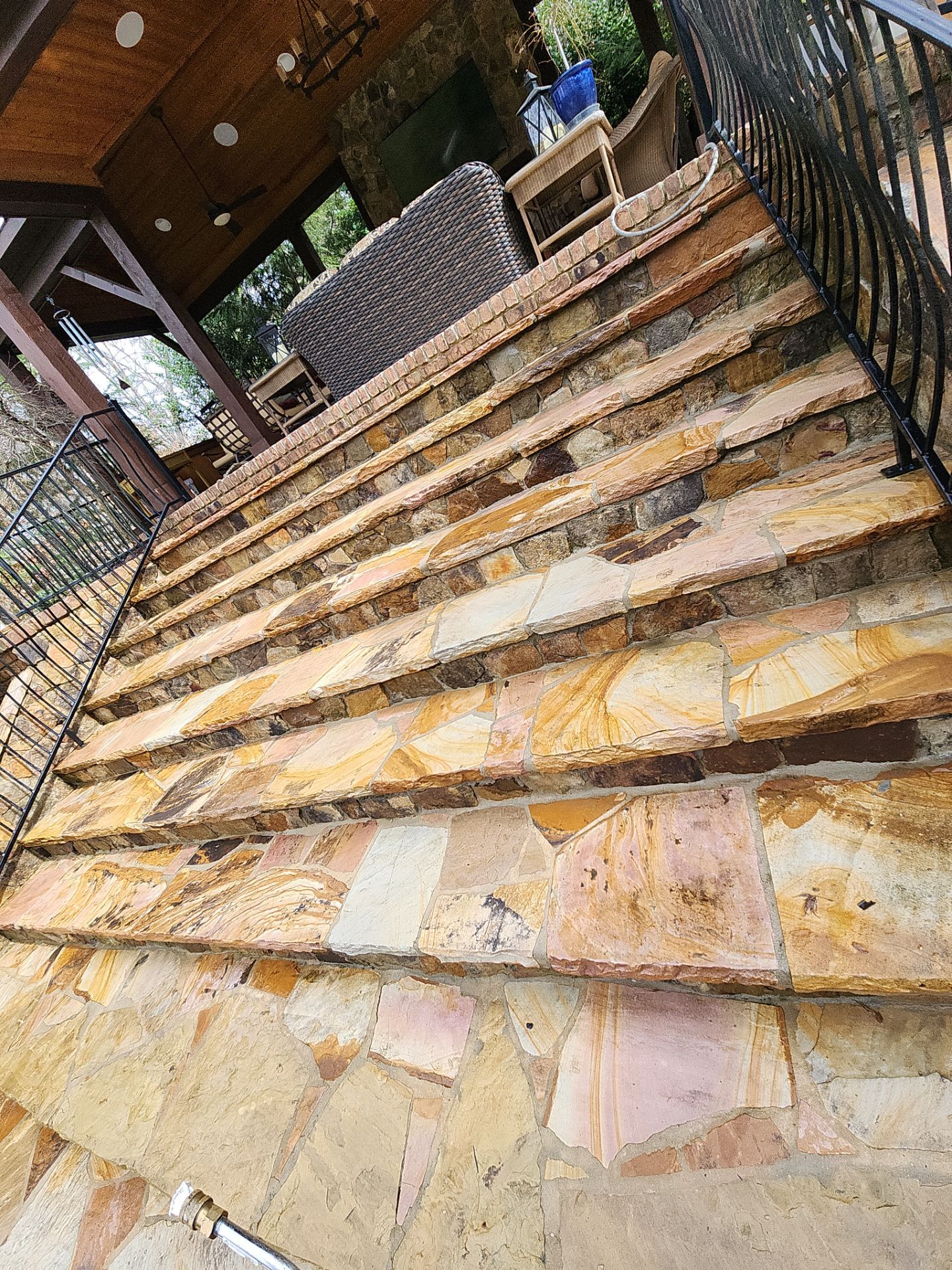 travertine  using Concrete Sealant by DuraSeal