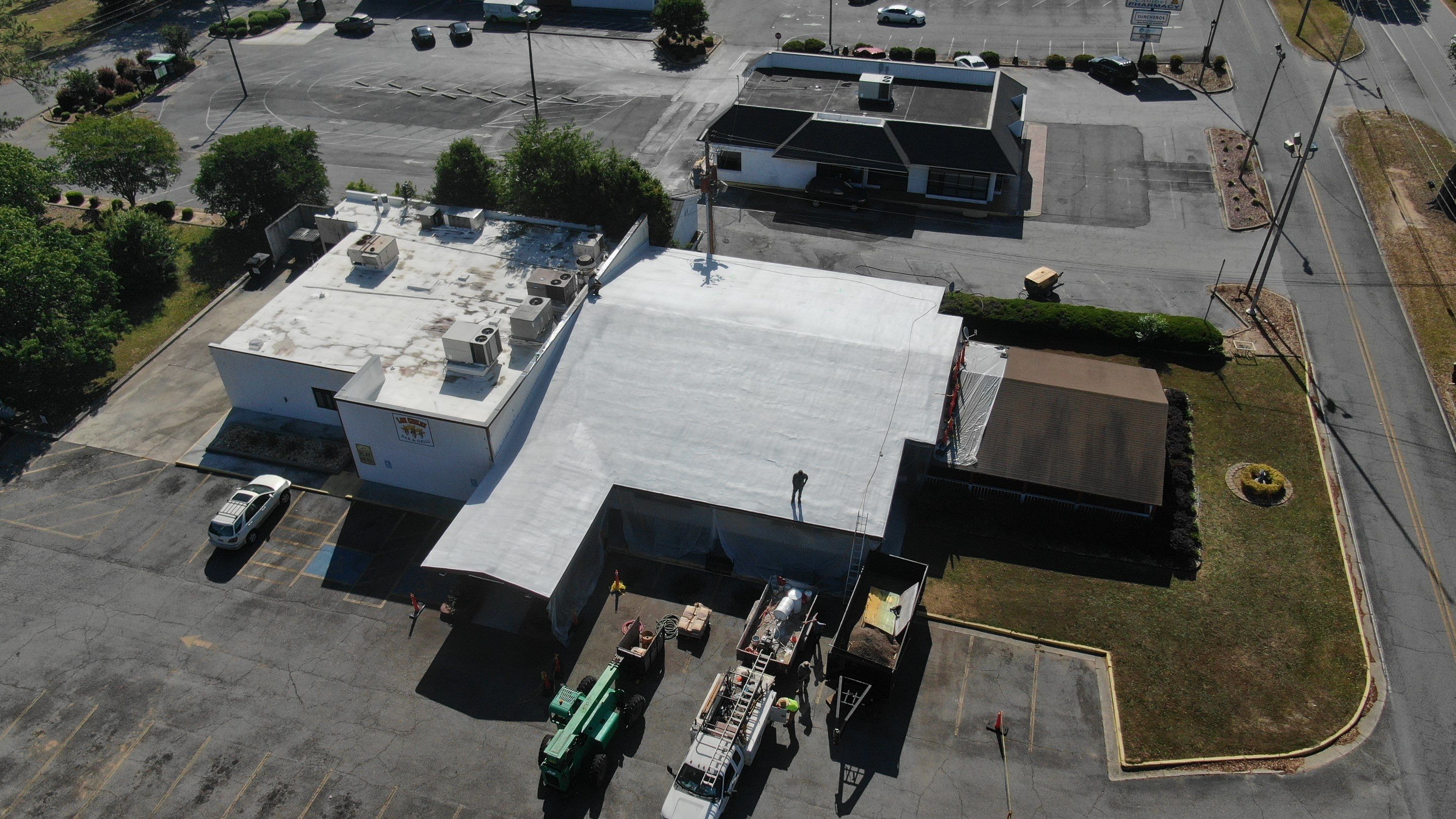 Seamless Spray Foam Roof System  using General Coatings Ultra-Thane 230 HFO 2.8Lb Polyurethane Foam by CTE Roofing and Insulation 