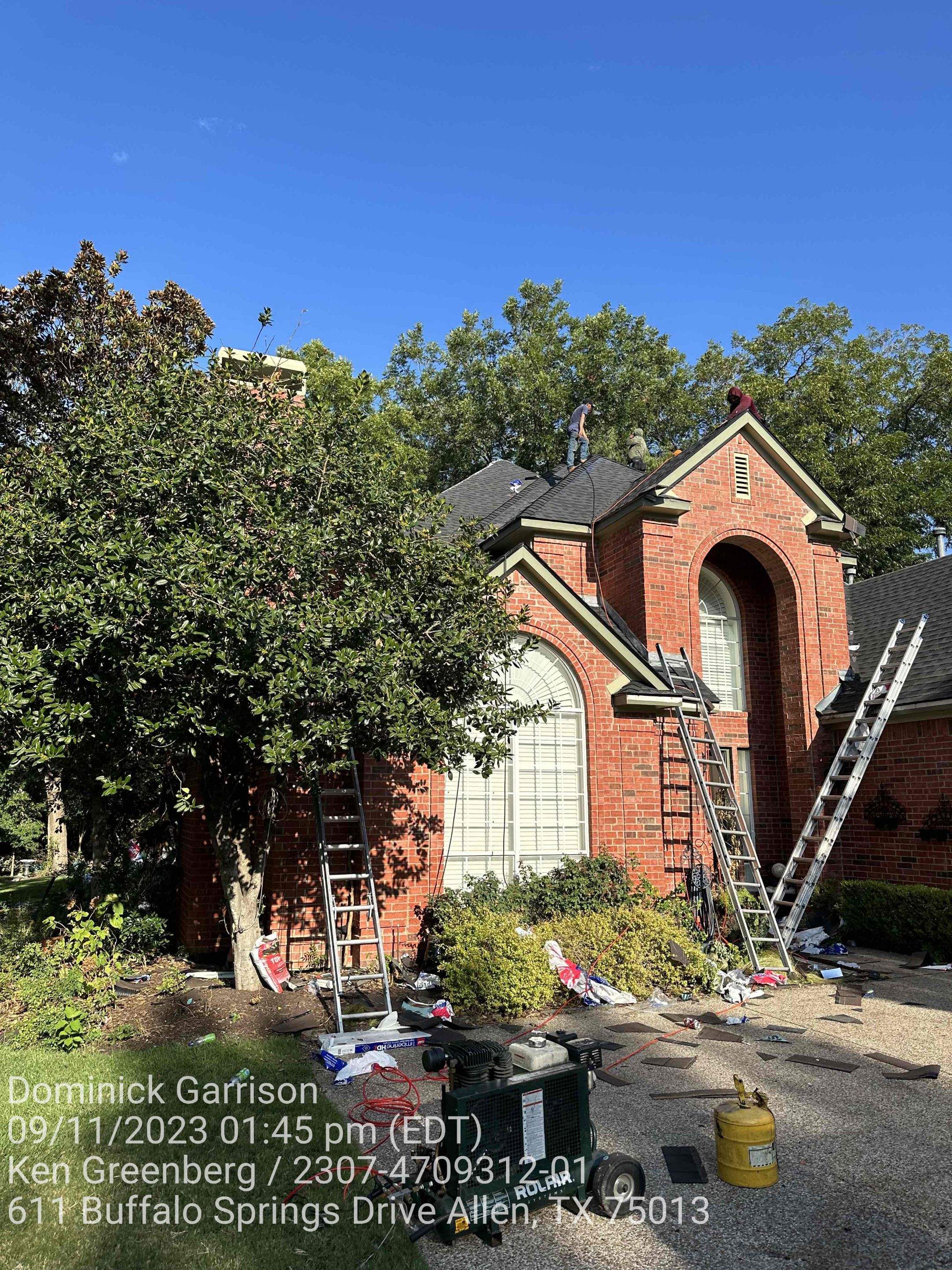 Project in Allen by Zeus Exteriors