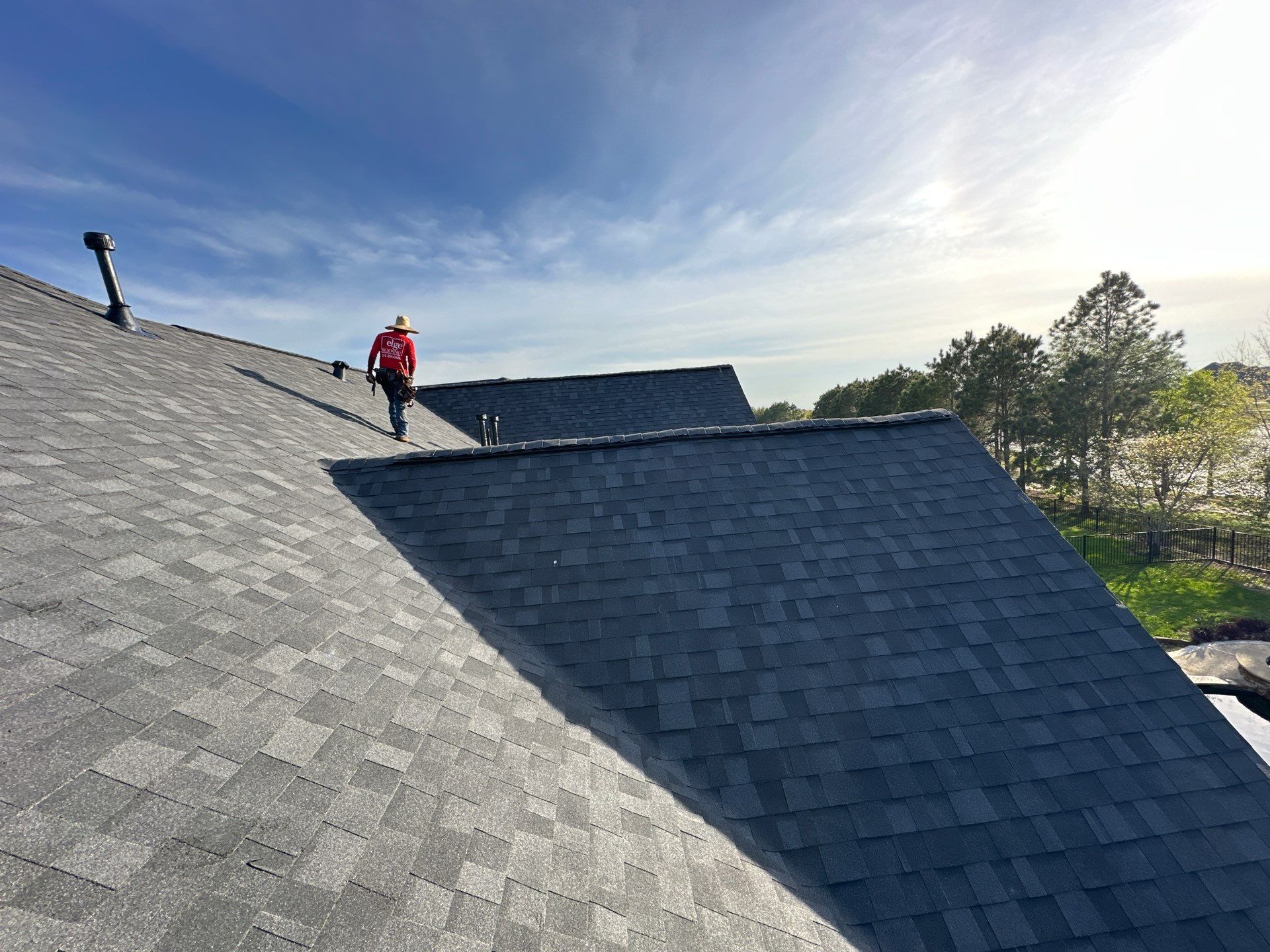 Residential Roofing Installation using Owens Corning Duration  by Motion Roofing