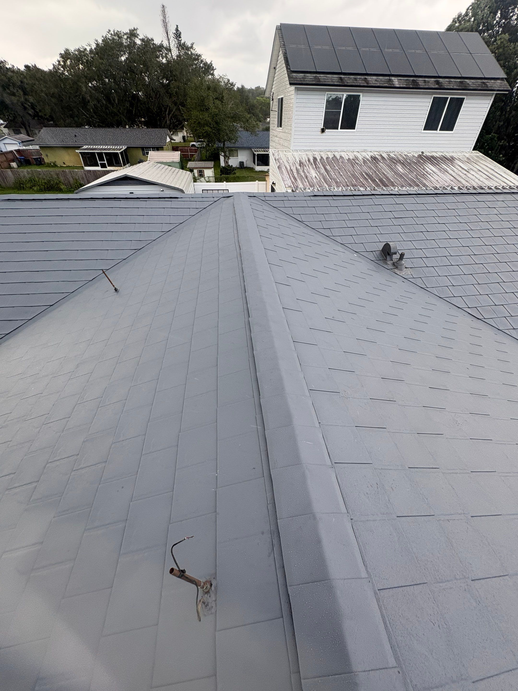 Permalock Metal Roofing Installation and Underlayment Replacement in Titusville by Pinnacle Roofing Group