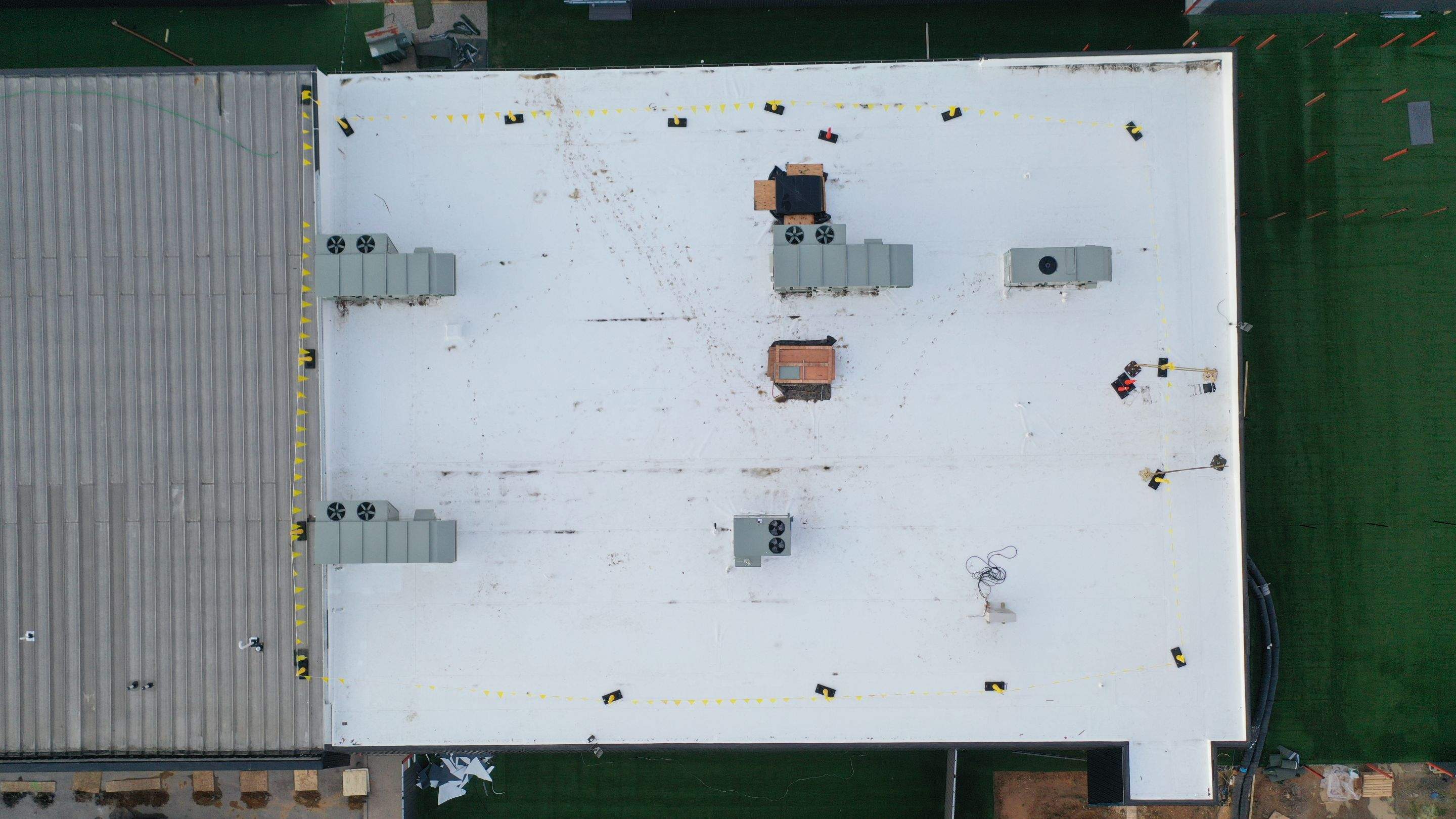 Commercial Roofing Installation using GAF TPO by All Site Roofing
