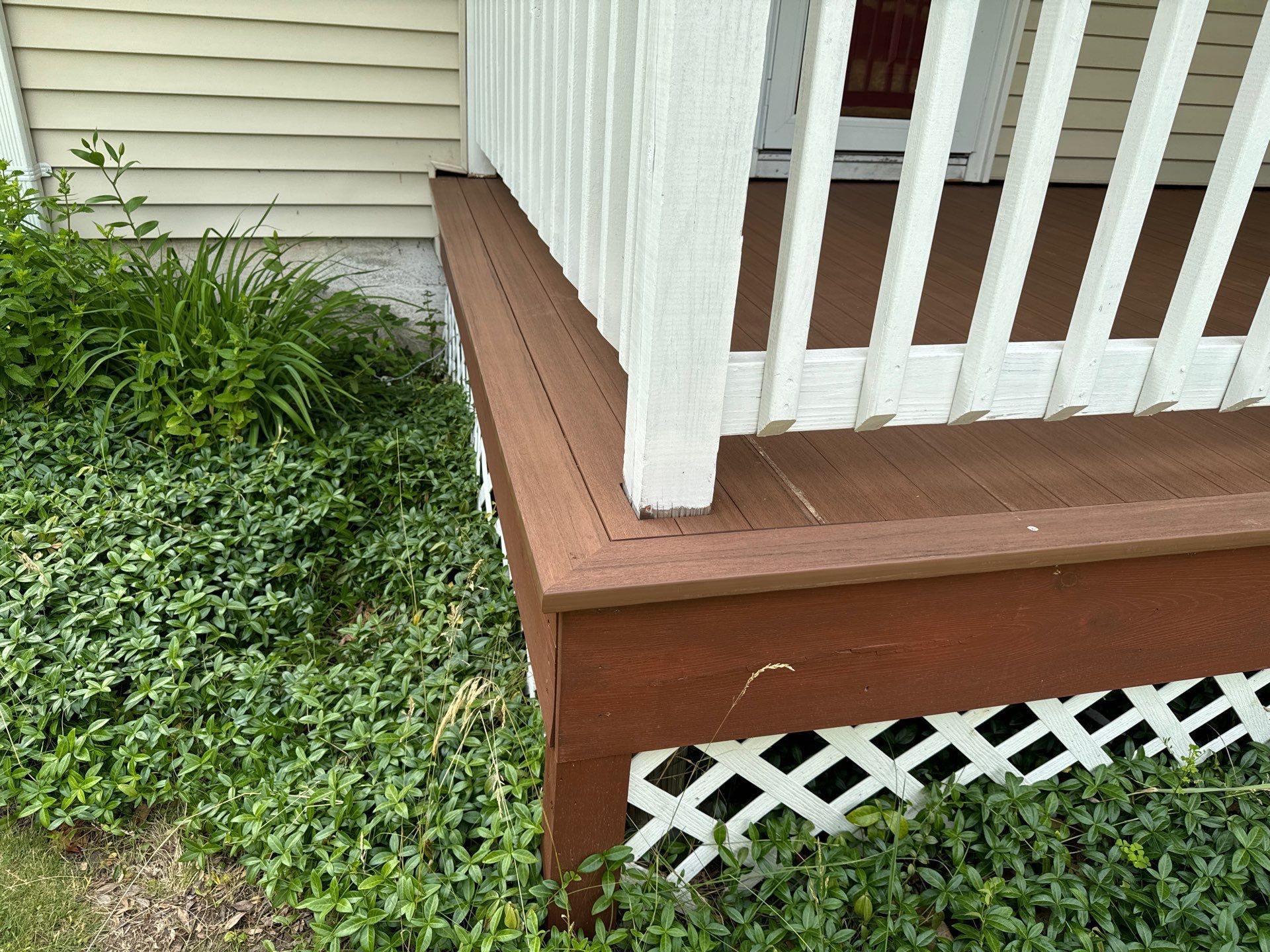 Front Porch Upgrades using TimberTech Advanced PVC Porch Collection by Chagnon Building & Remodeling LLC