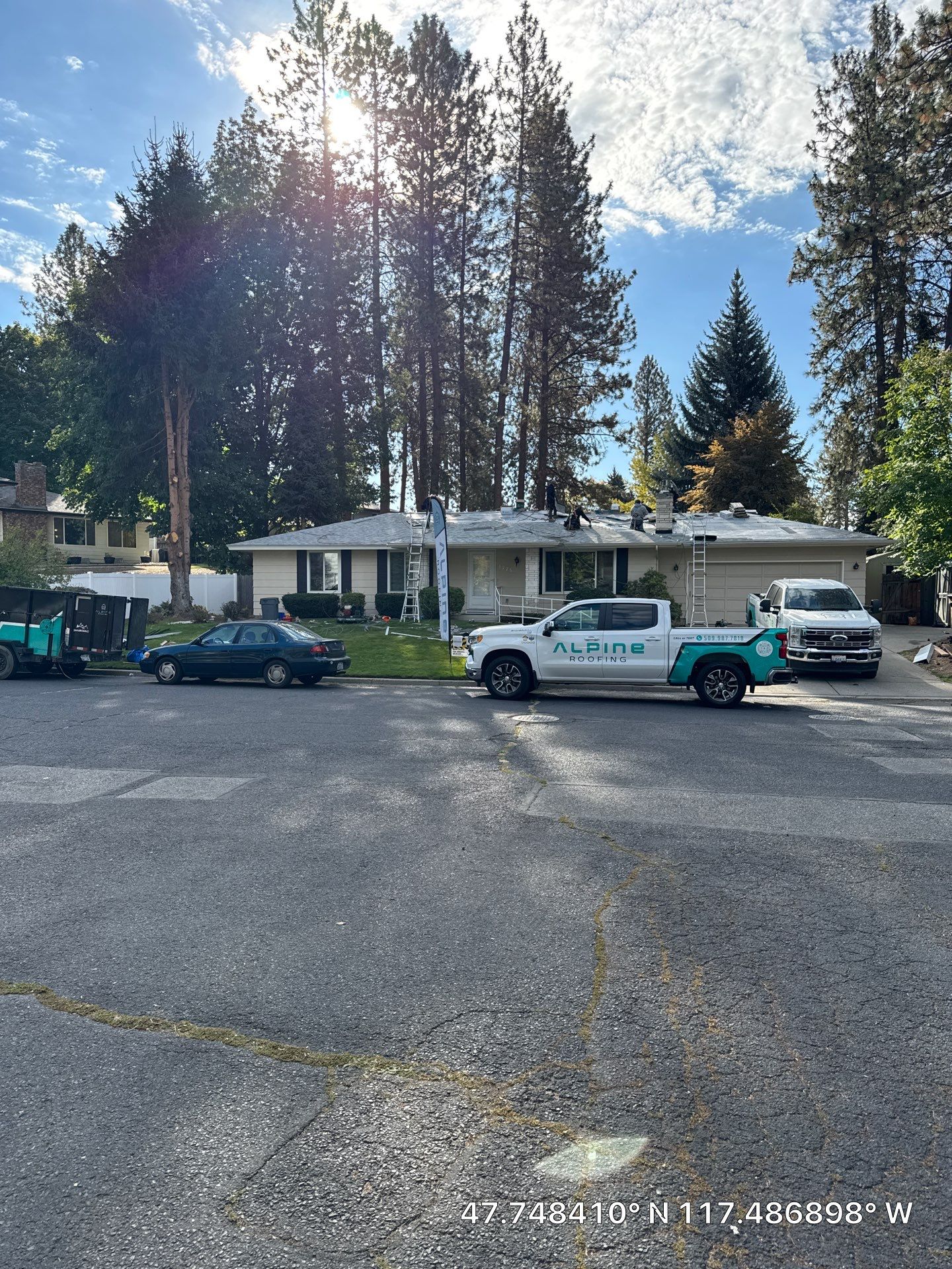 W Navaho Avenue Spokane Washington by Alpine Roofing