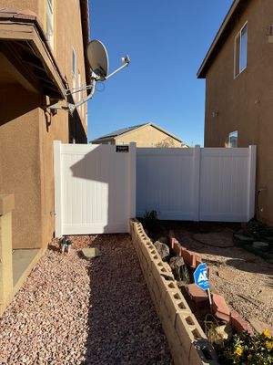 Fence installation using wood
