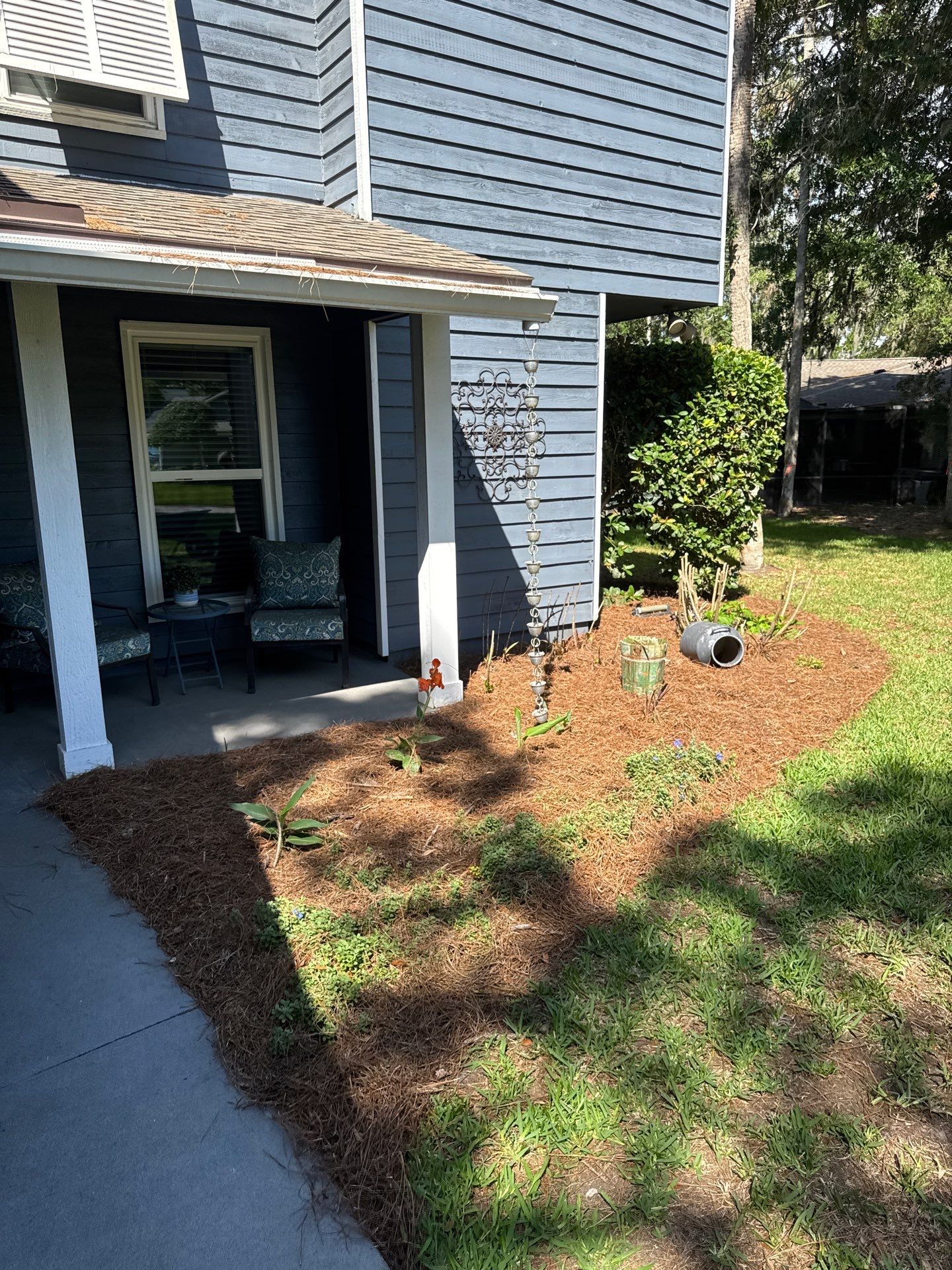 Residential | Pine Straw Install by ProGreen Services