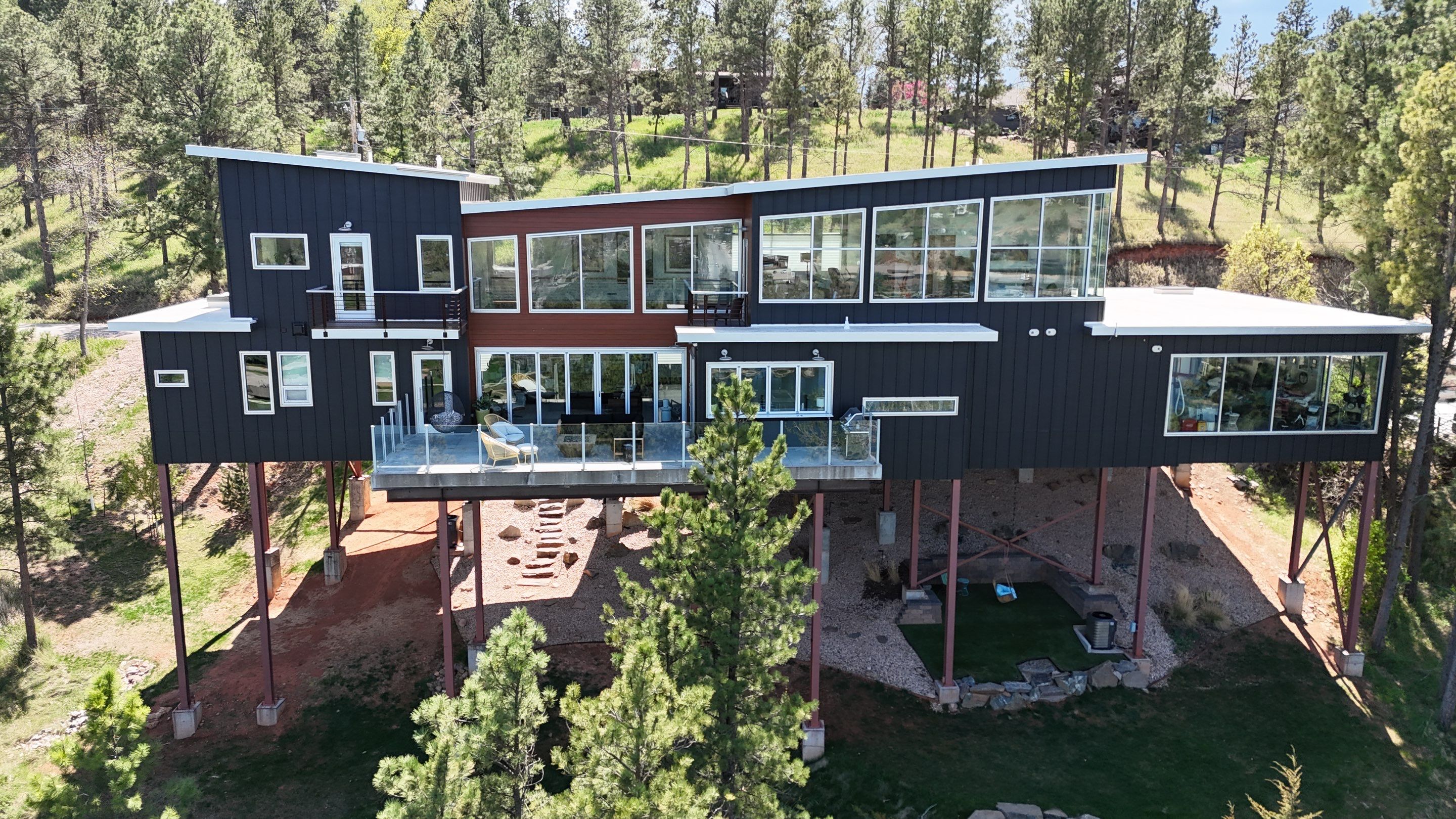 House On The Stilts- Canyon Lake by Superior Siding Inc
