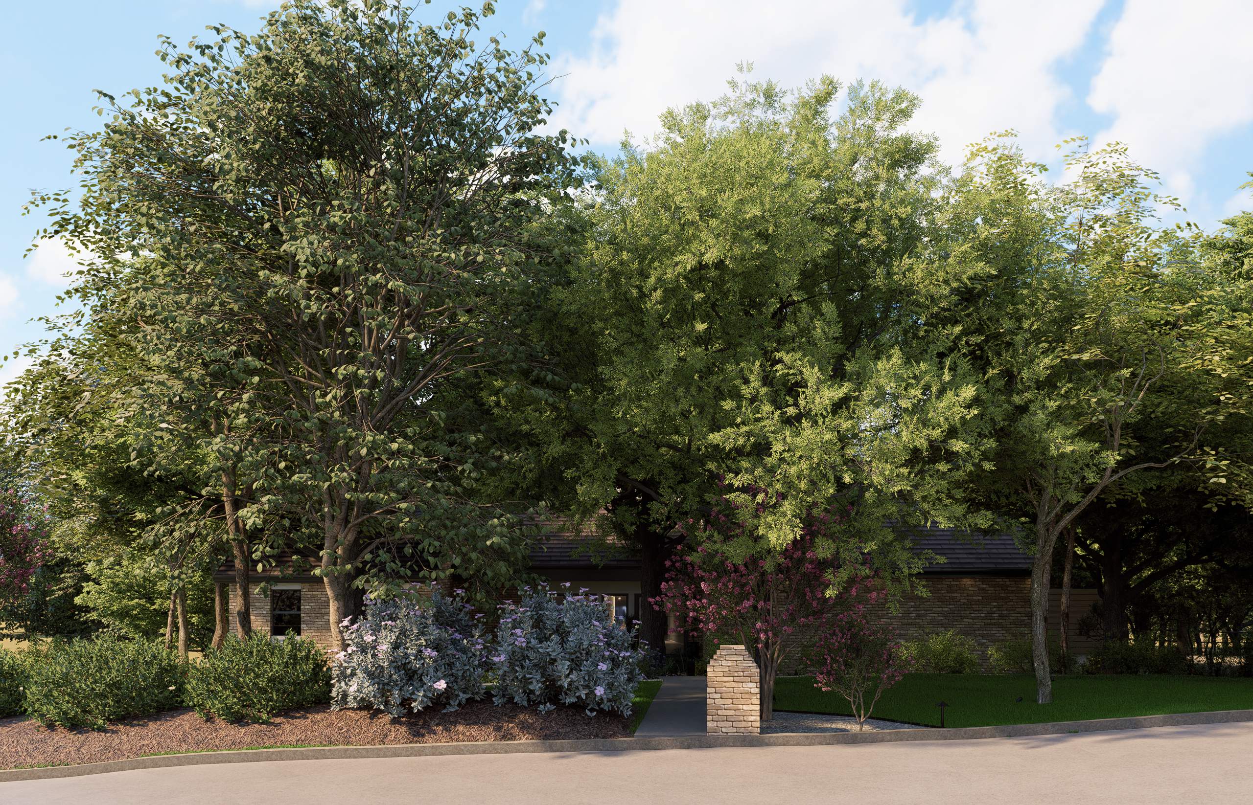 3D Design Render, Fair Oaks Ranch TX by Hole In One Lawns, LLC
