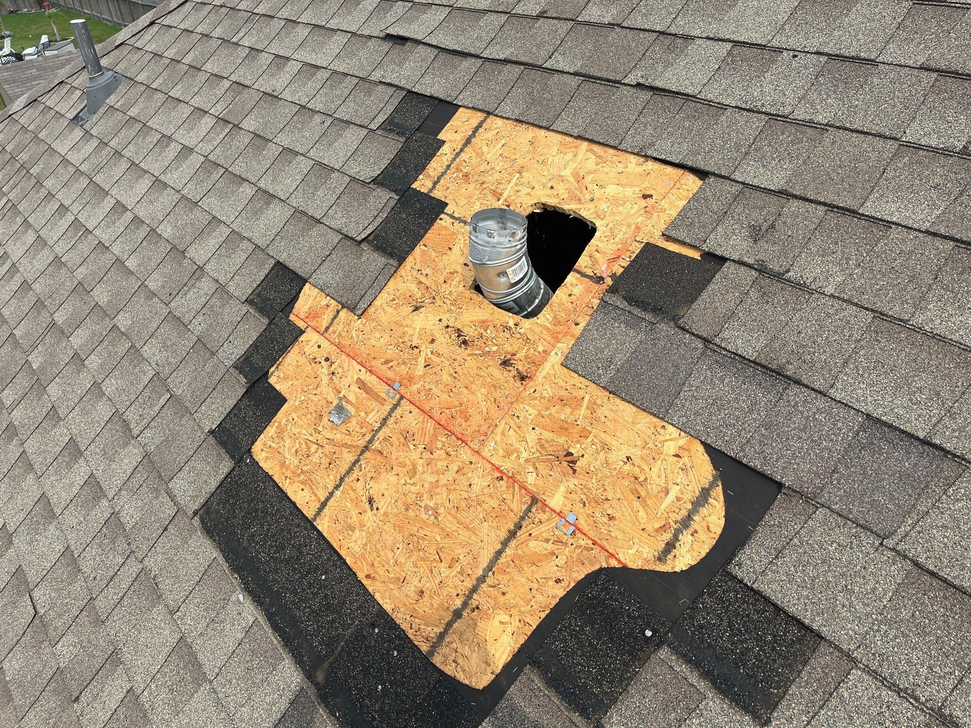 Hail Damage using Owen's Corning Duration (Lifetime) Shingles by Roof Repair Company