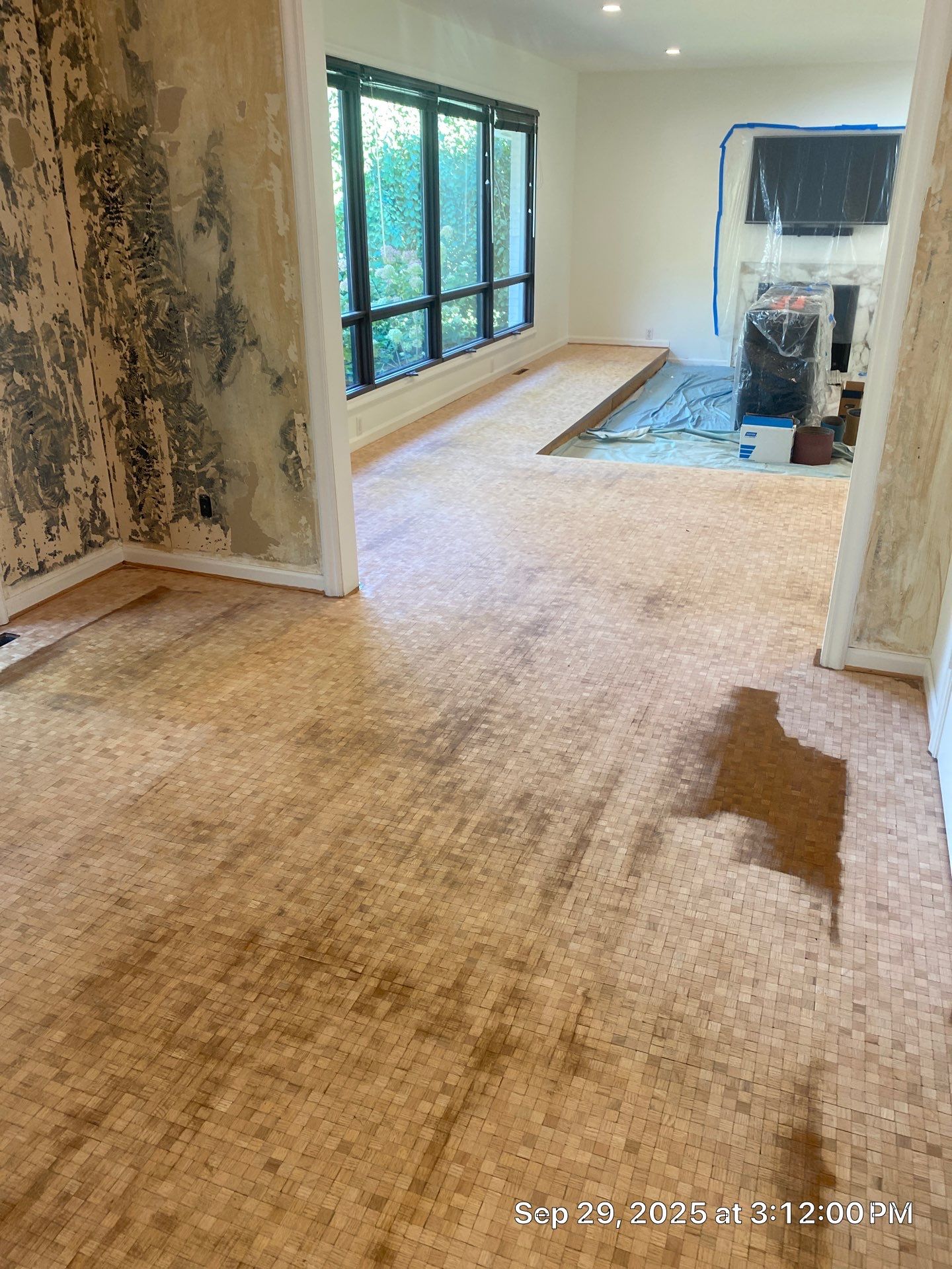 UNIQUE MID CENTURY MODERN Square Wood Tile Floor by RTBaldwin Hardwood Floors