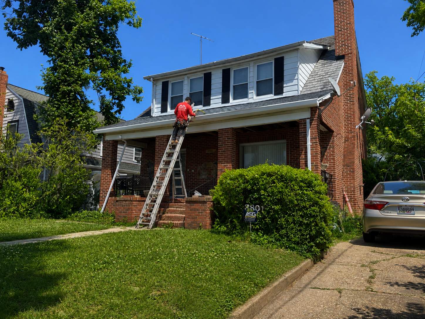 Roof Replace Porch by Alpha Design Services