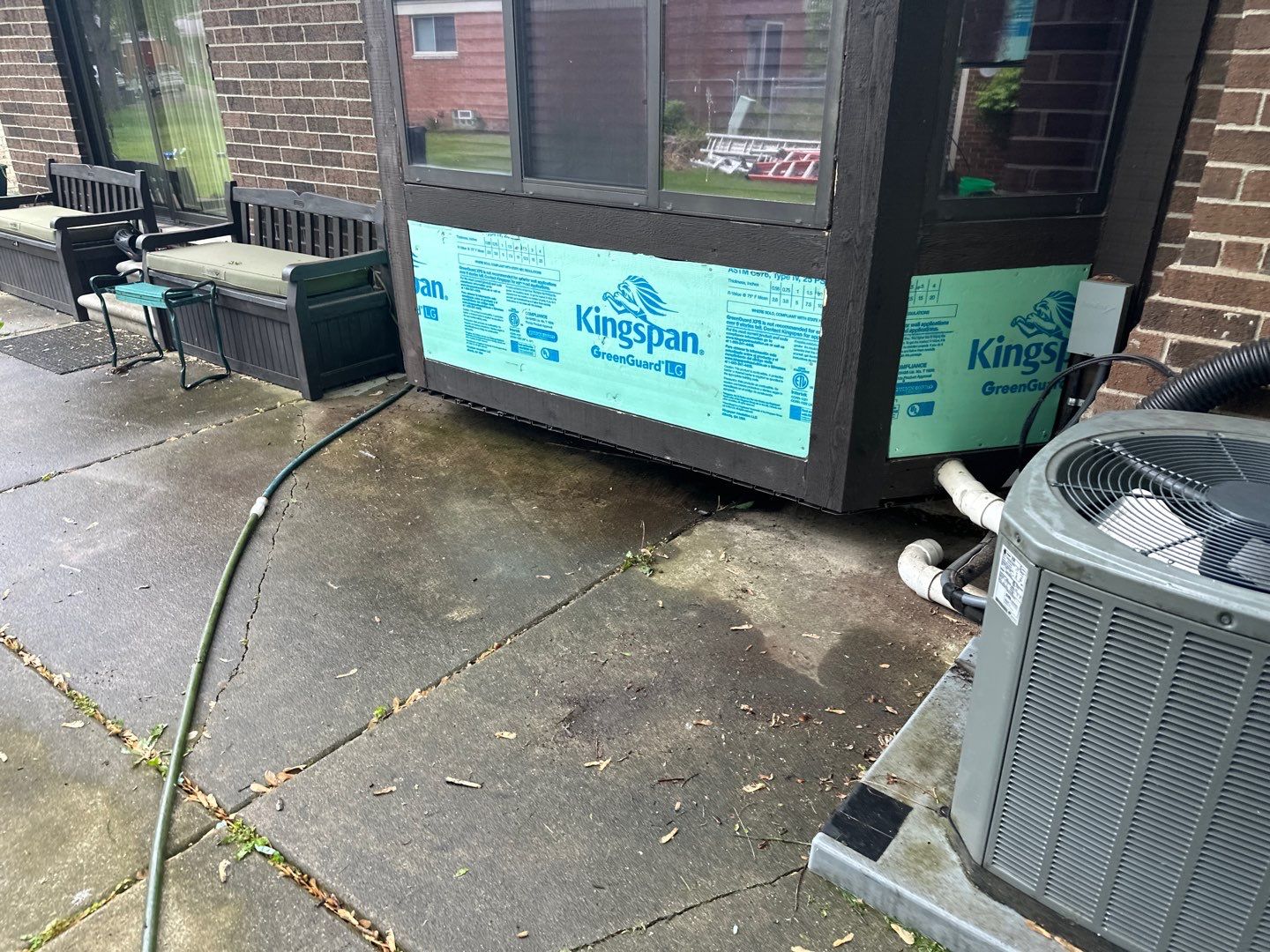 Siding Installation using Ascend 7" Composite Flagship Brown by 180 Contractors