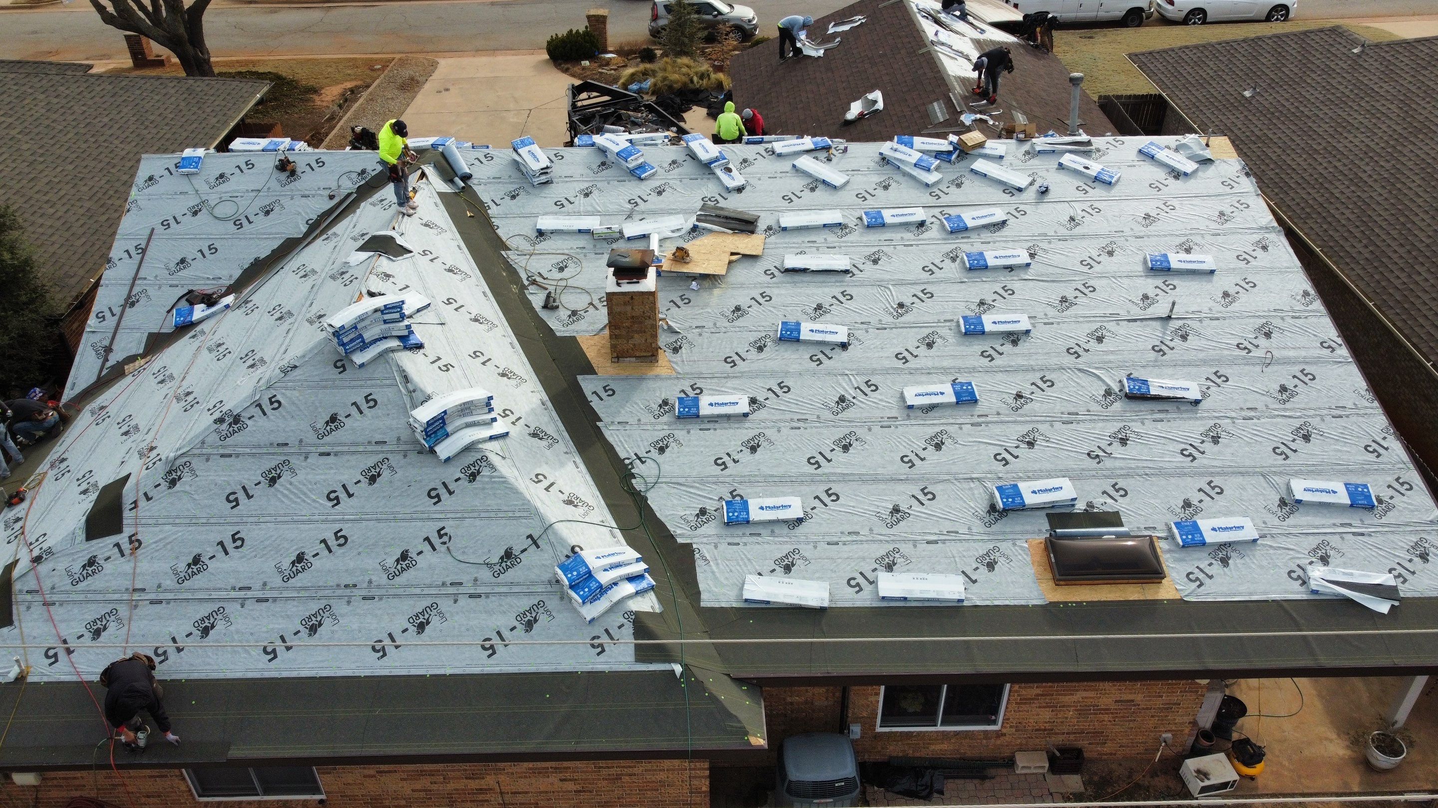 Malarkey Class 3 Antique brown install by Icon Roofing And Construction 