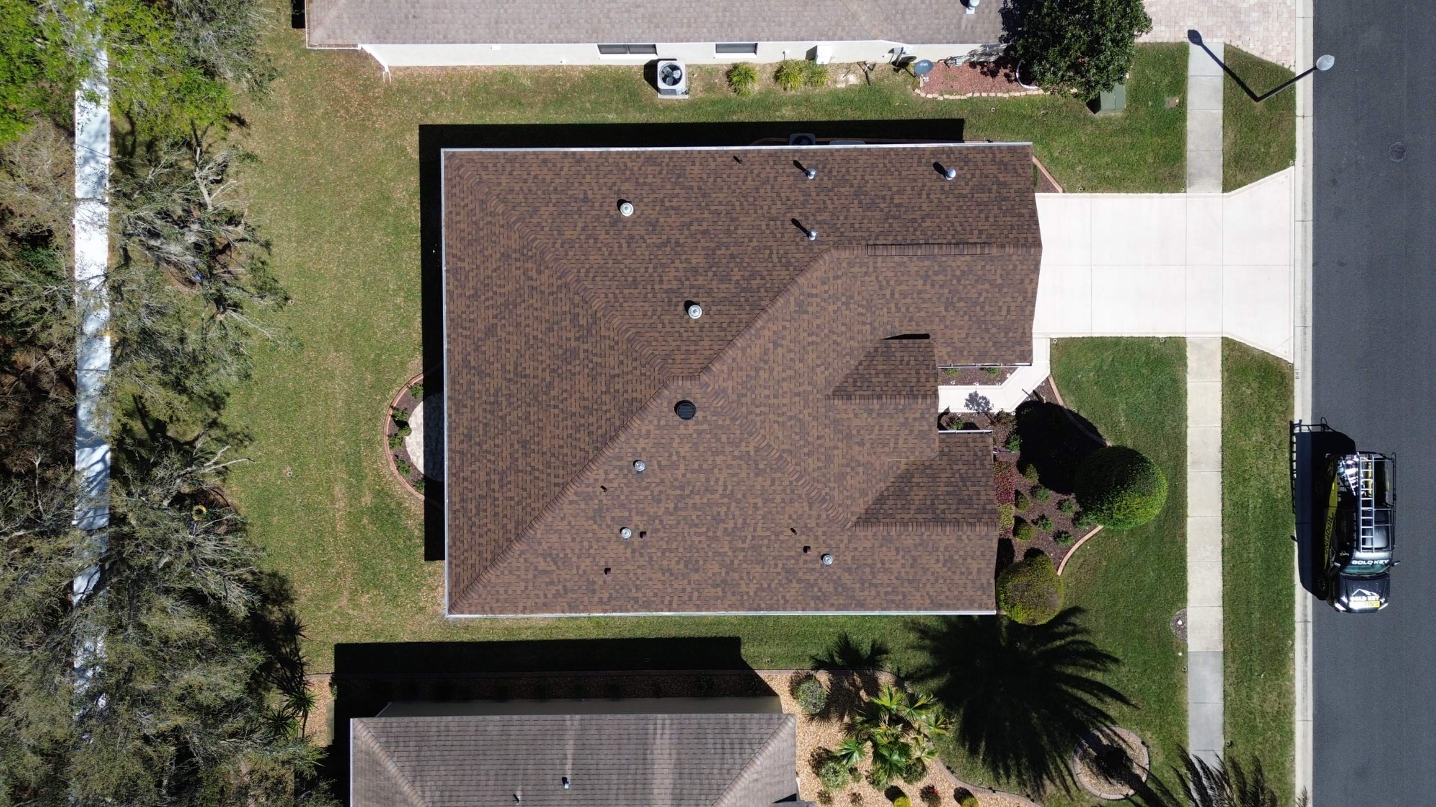 Residential reroof in Ocala FL by Gold Key Roofing