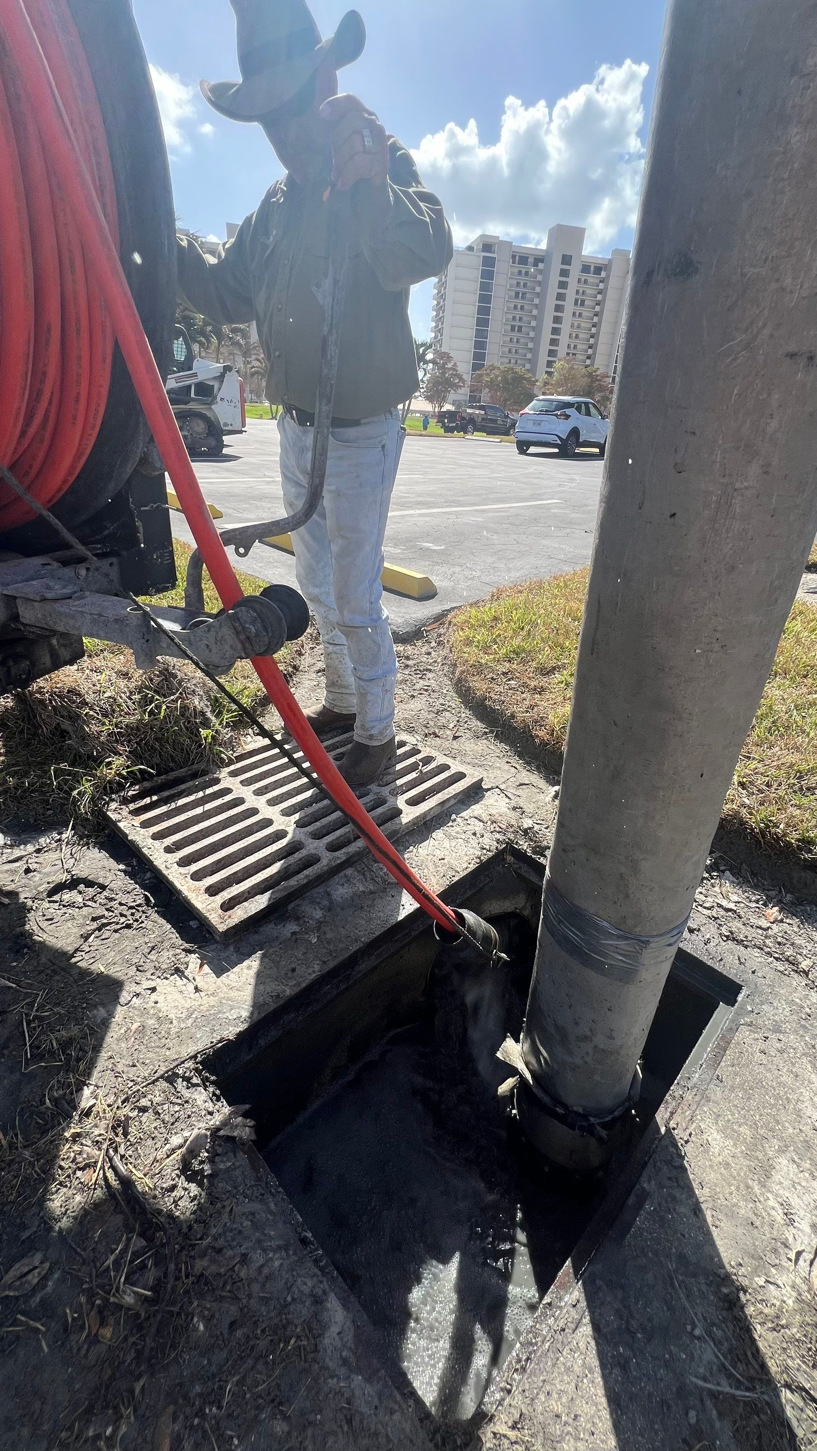Condo Storm Water System Cleaning and Maintenance From Hurricane Ian by APS Power & Water