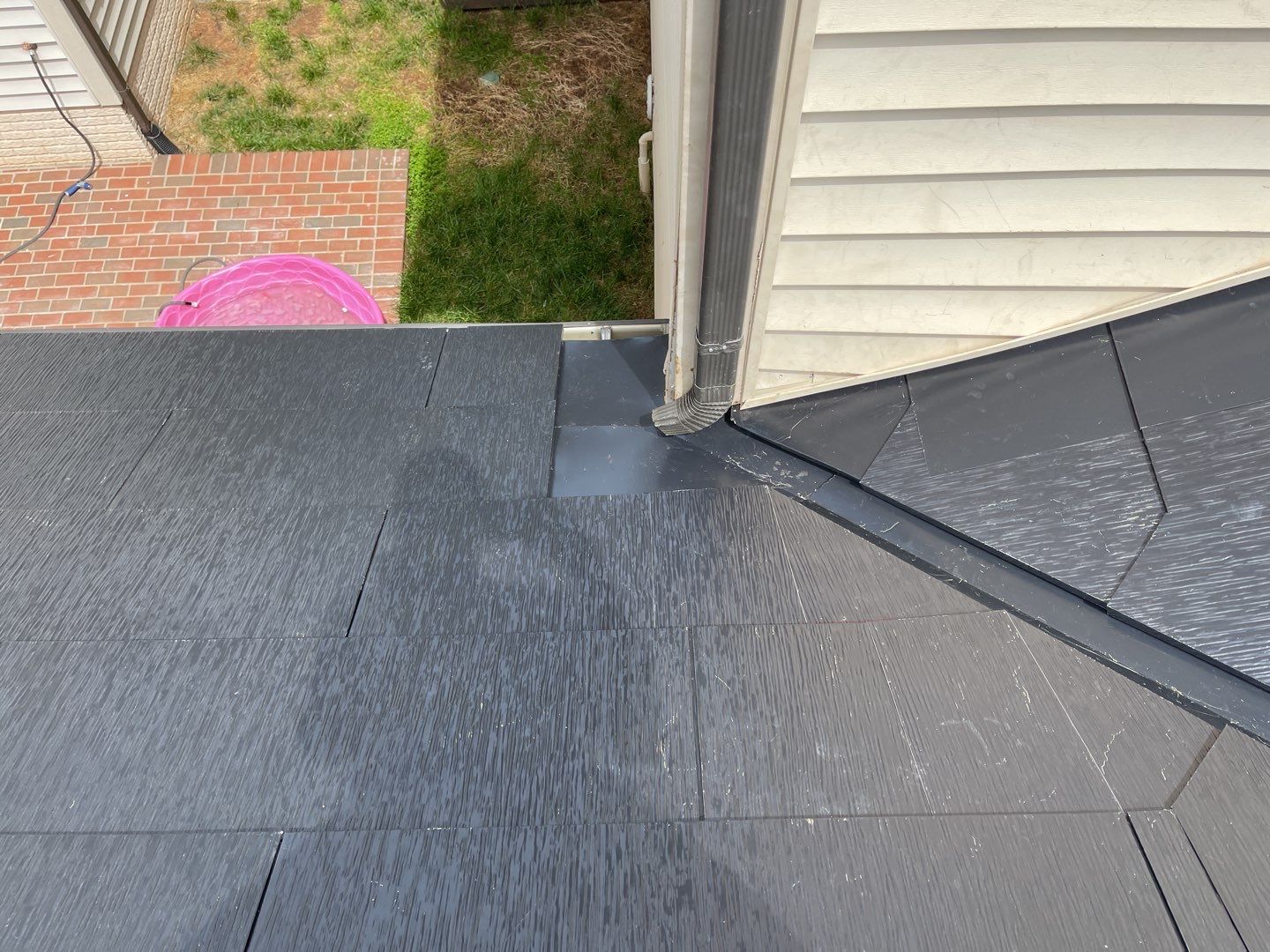 Tesla Solar Roof using Tesla Solar Roof V3 tiles by American Home Contractors